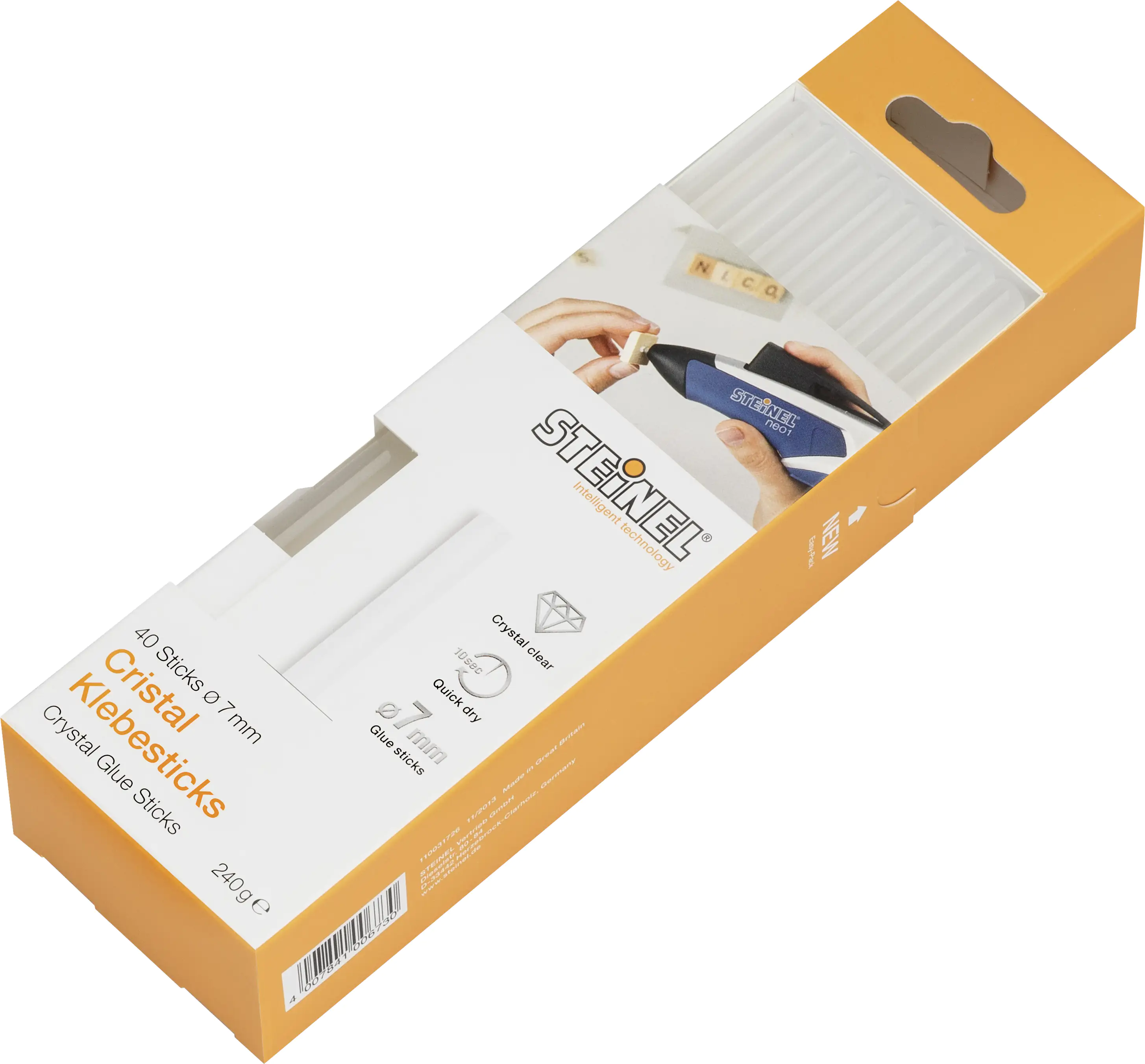 Steinel Klebesticks Cristal Ø 7 mm klar 40 Stück