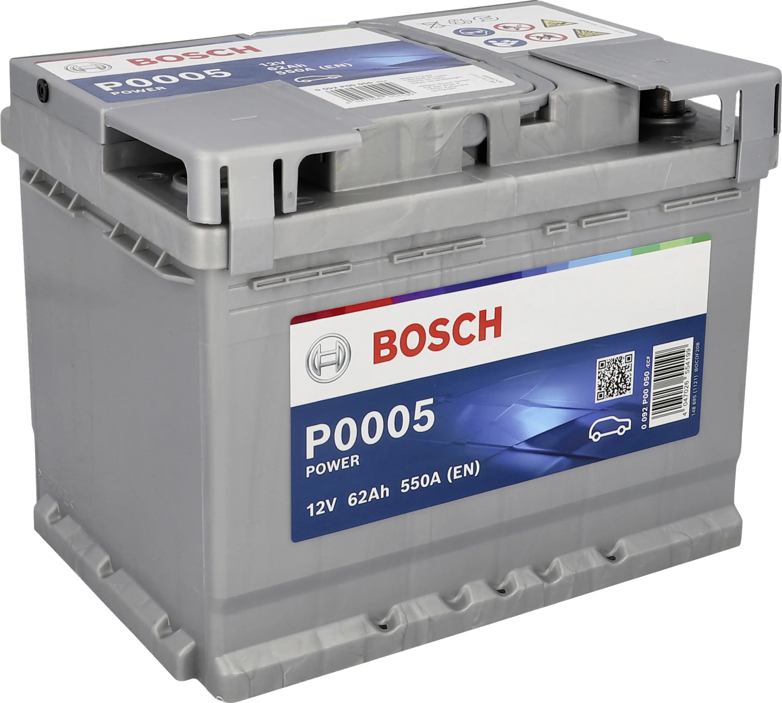 Bosch Starterbatterie SLI 62Ah 550A PowerLine Bosch Starterbatterie SLI 62Ah 550A PowerLine
