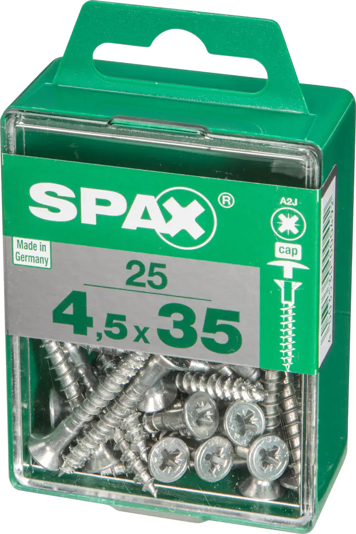 Spax Universalschrauben 4.5 x 35 mm PZ 2 - 25 Stk.