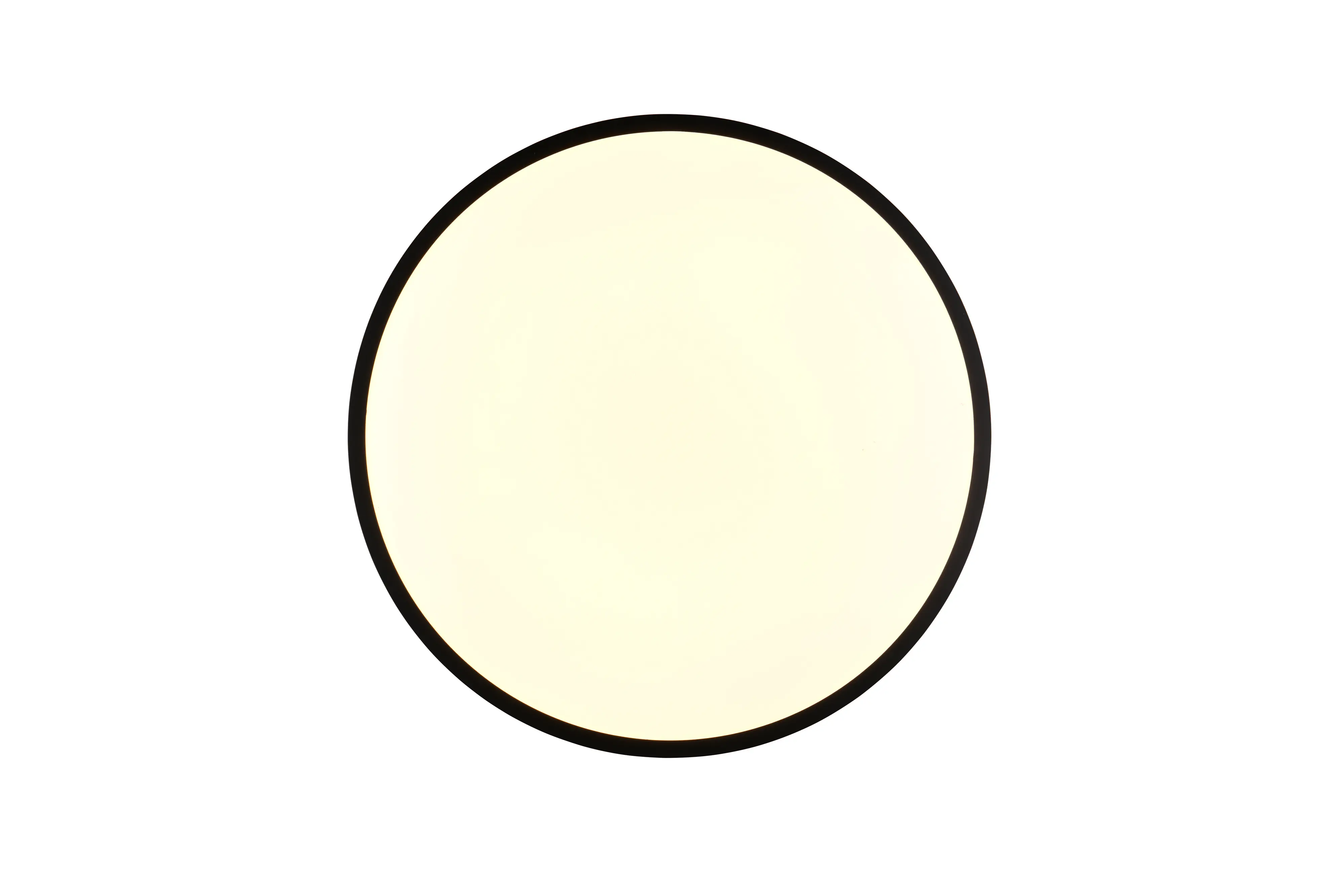 Reality LED Deckenleuchte Slope Ø 49 cm schwarz matt 34 W warmweiß-kaltweiß dimmbar