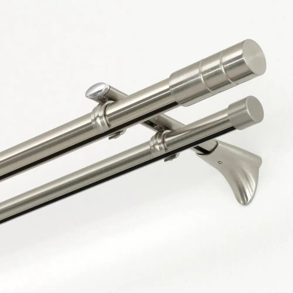 Gardinia Endkappe zu Stilprogramm Chicago, Ø 20 mm edelstahloptik