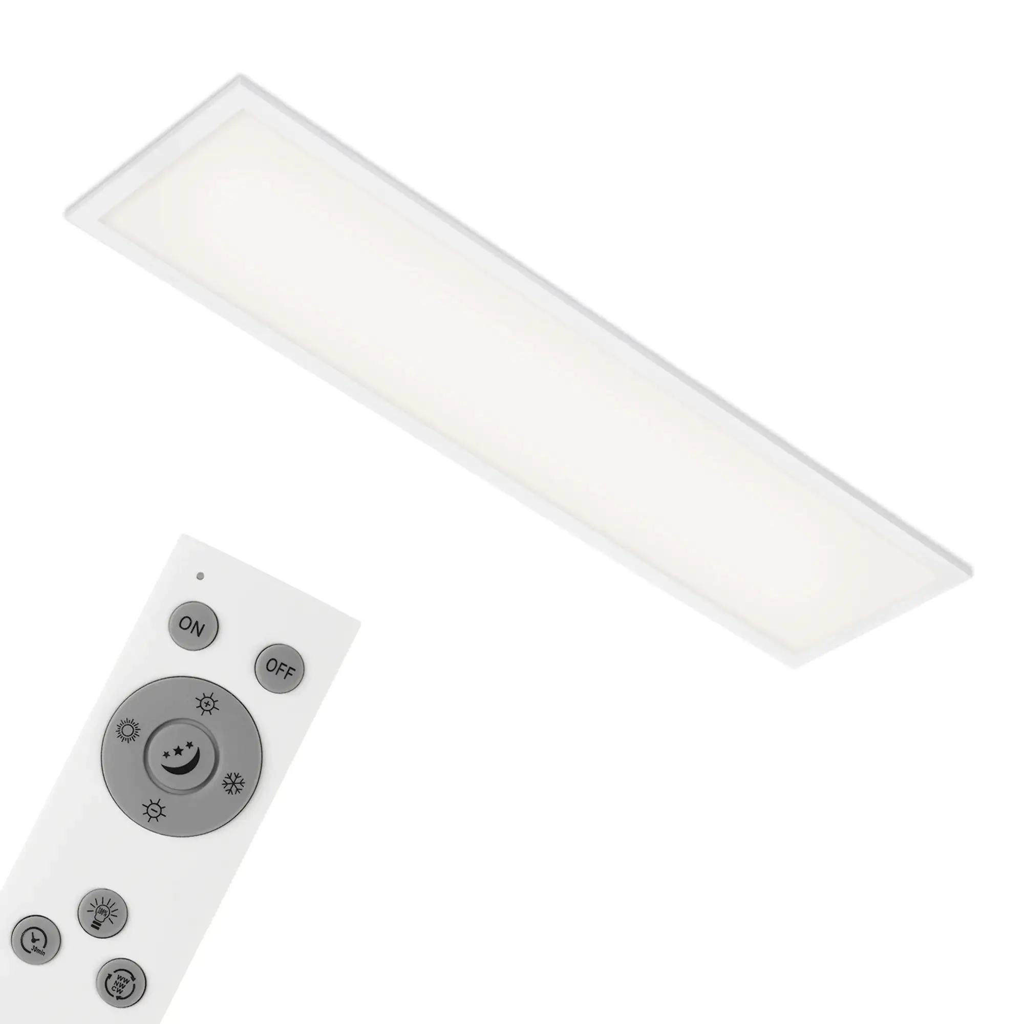 Di-Ka CCT LED Deckenleuchte Piatto ultraflach 100 x 25 cm weiß Di-Ka CCT LED Deckenleuchte Piatto ultraflach 100 x 25 cm weiß