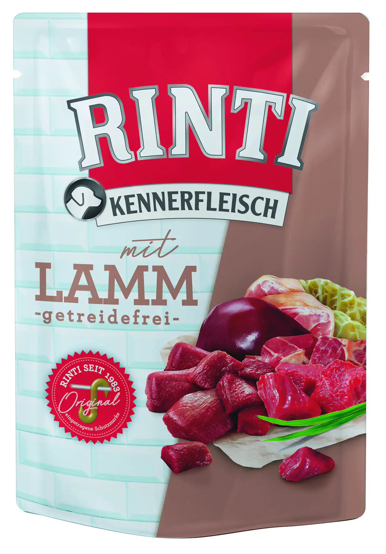 Rinti Hundenassfutter Kennerfleisch Lamm 400 g