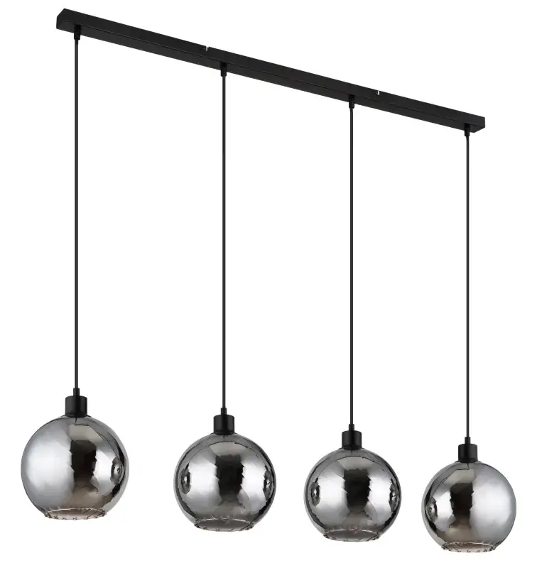 Globo Hängeleuchte Ulf 110 x 120 cm schwarz matt