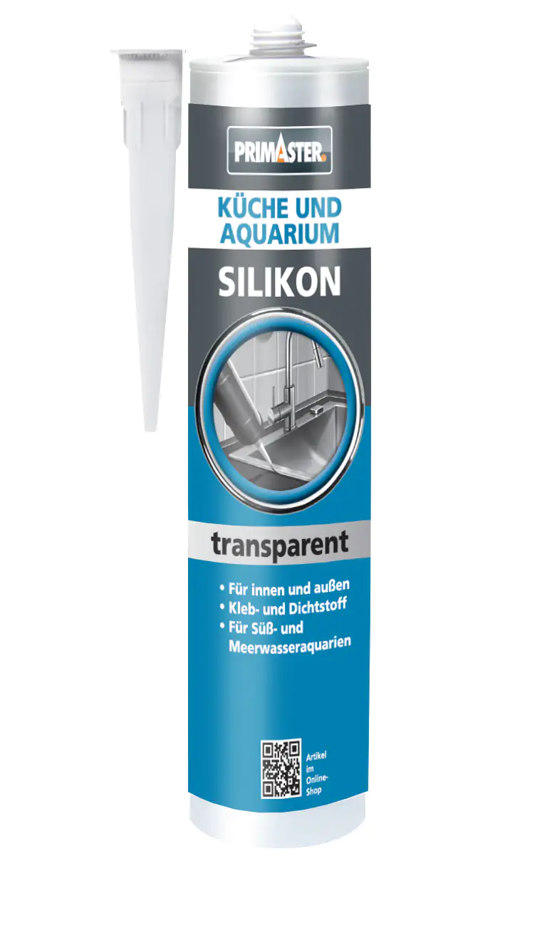 Primaster Silikon Küche & Aquarium transparent 300 ml