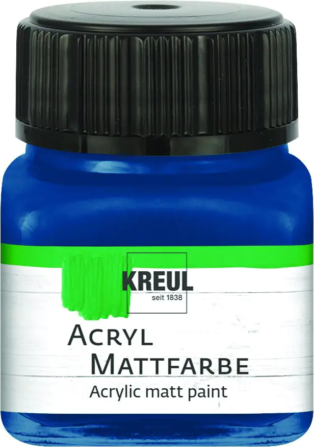 Kreul Acryl Mattfarbe dunkelblau 20 ml