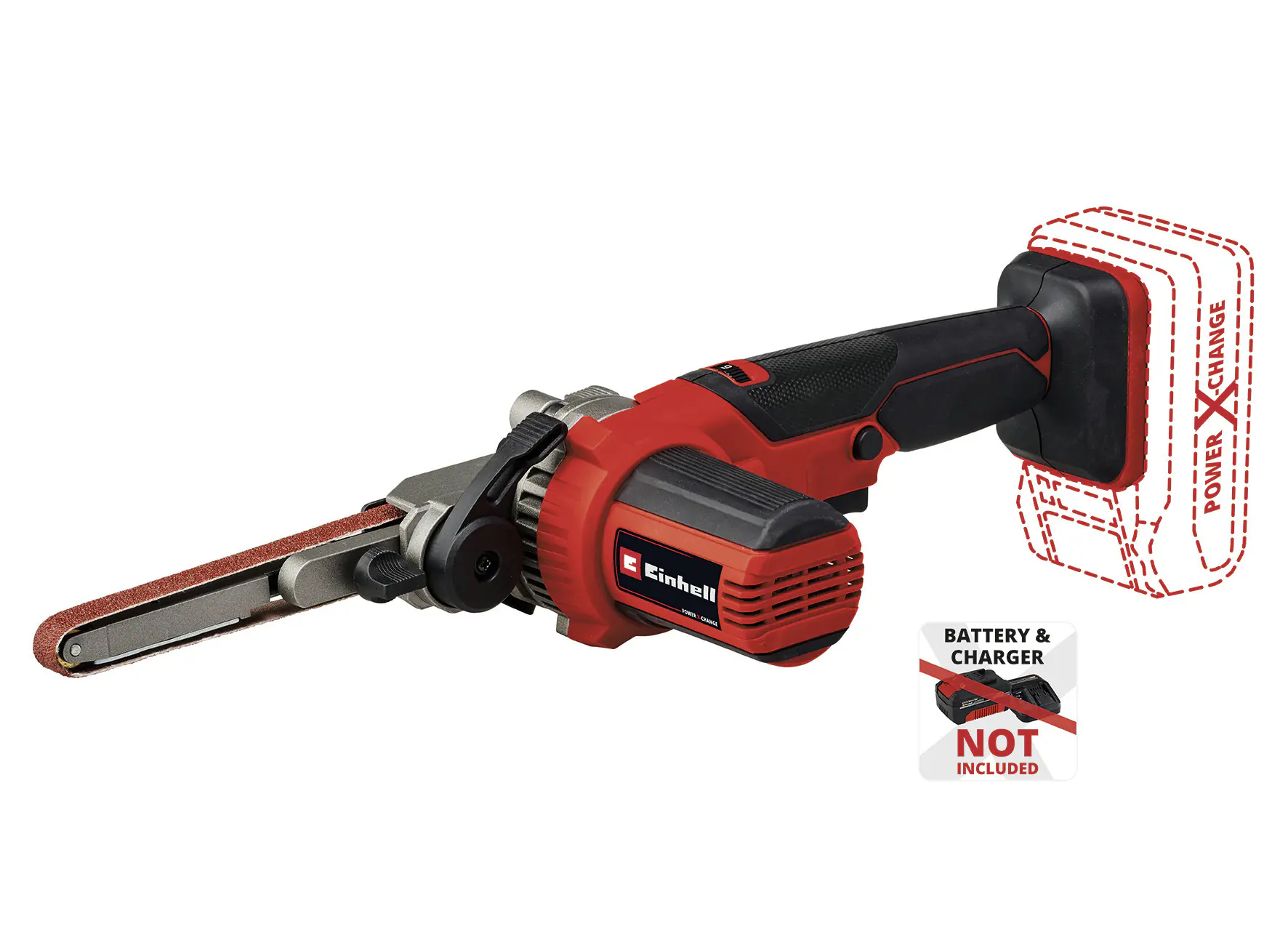 Einhell Expert Akku-Bandschleifer TE-BF 18 Li-Solo 18 V