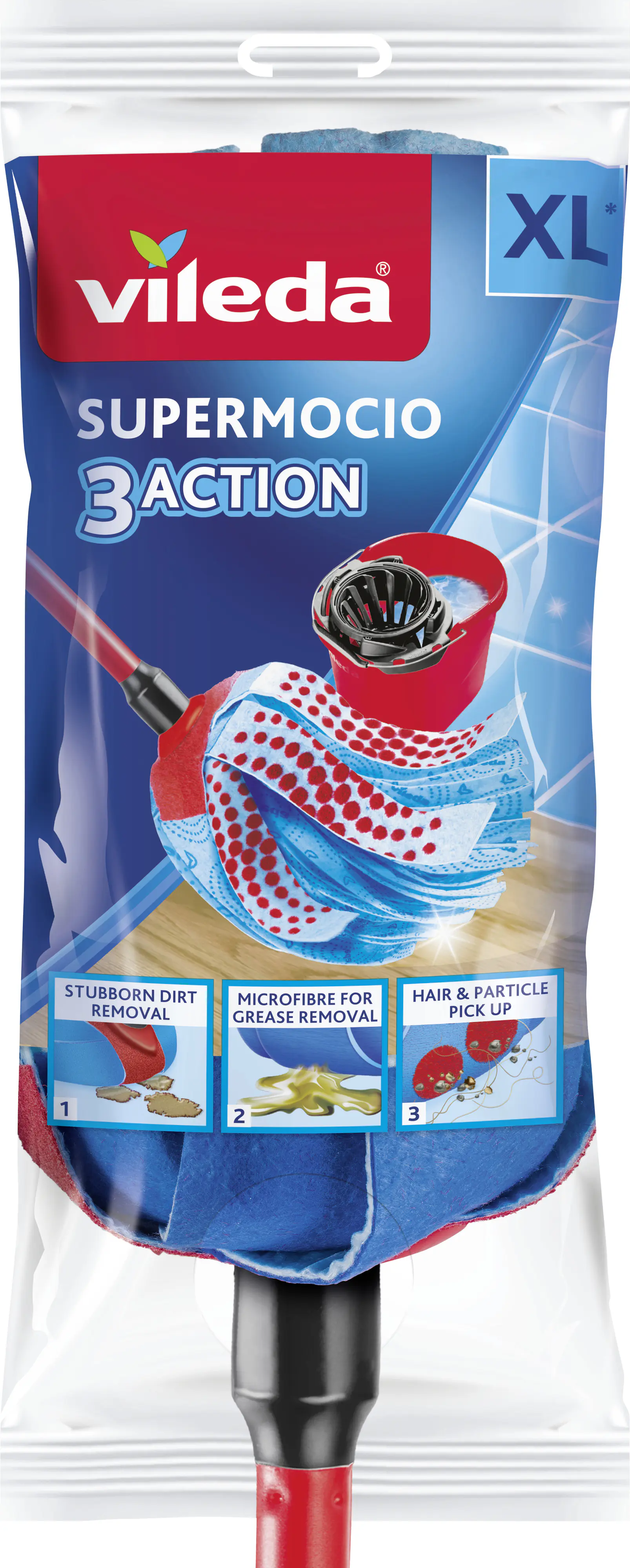 Vileda Wischmop mit Stiel Supermocio XL