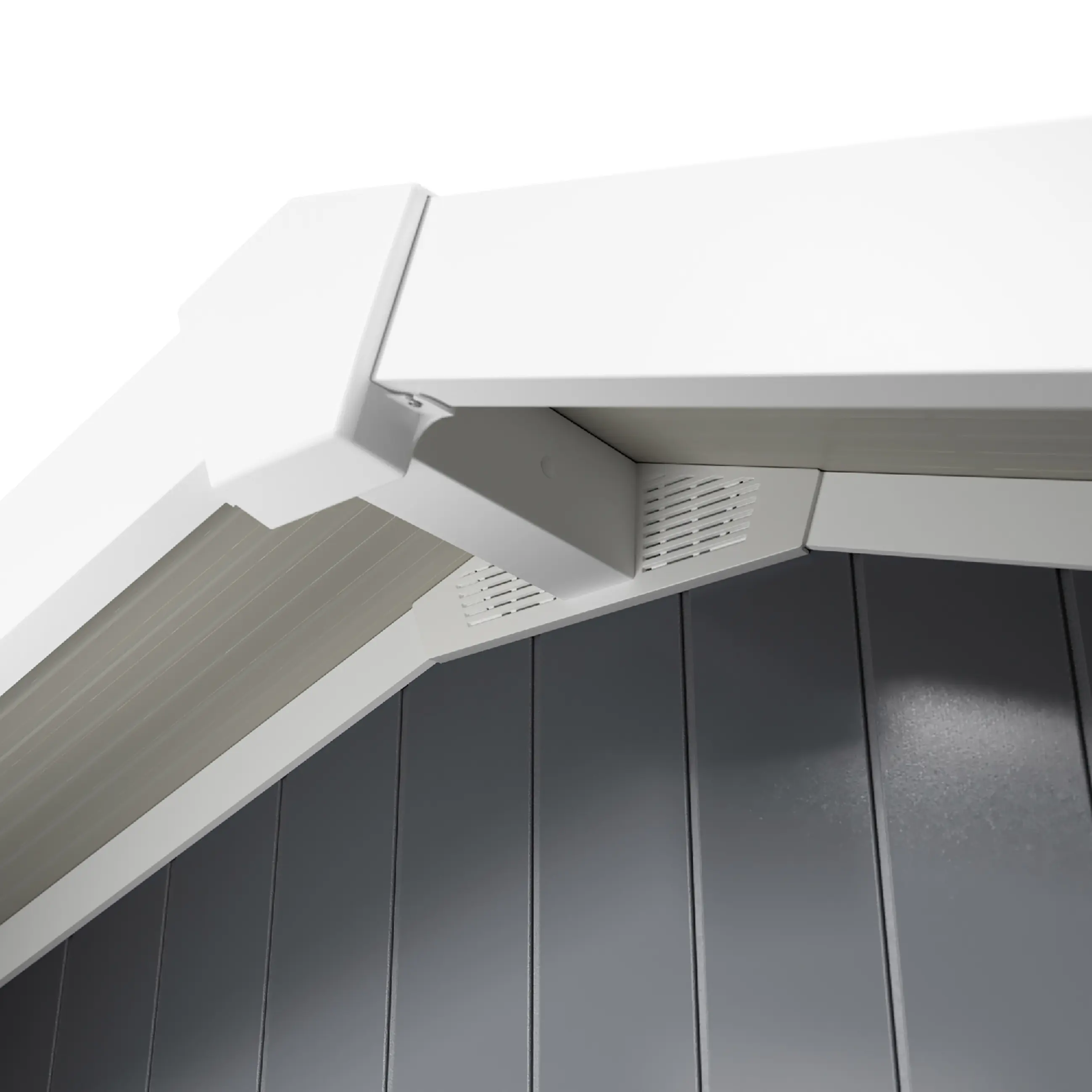 Grosfillex Gartenhaus Deco H 7,5 370 x 298 cm (inkl. Dachüberstand)