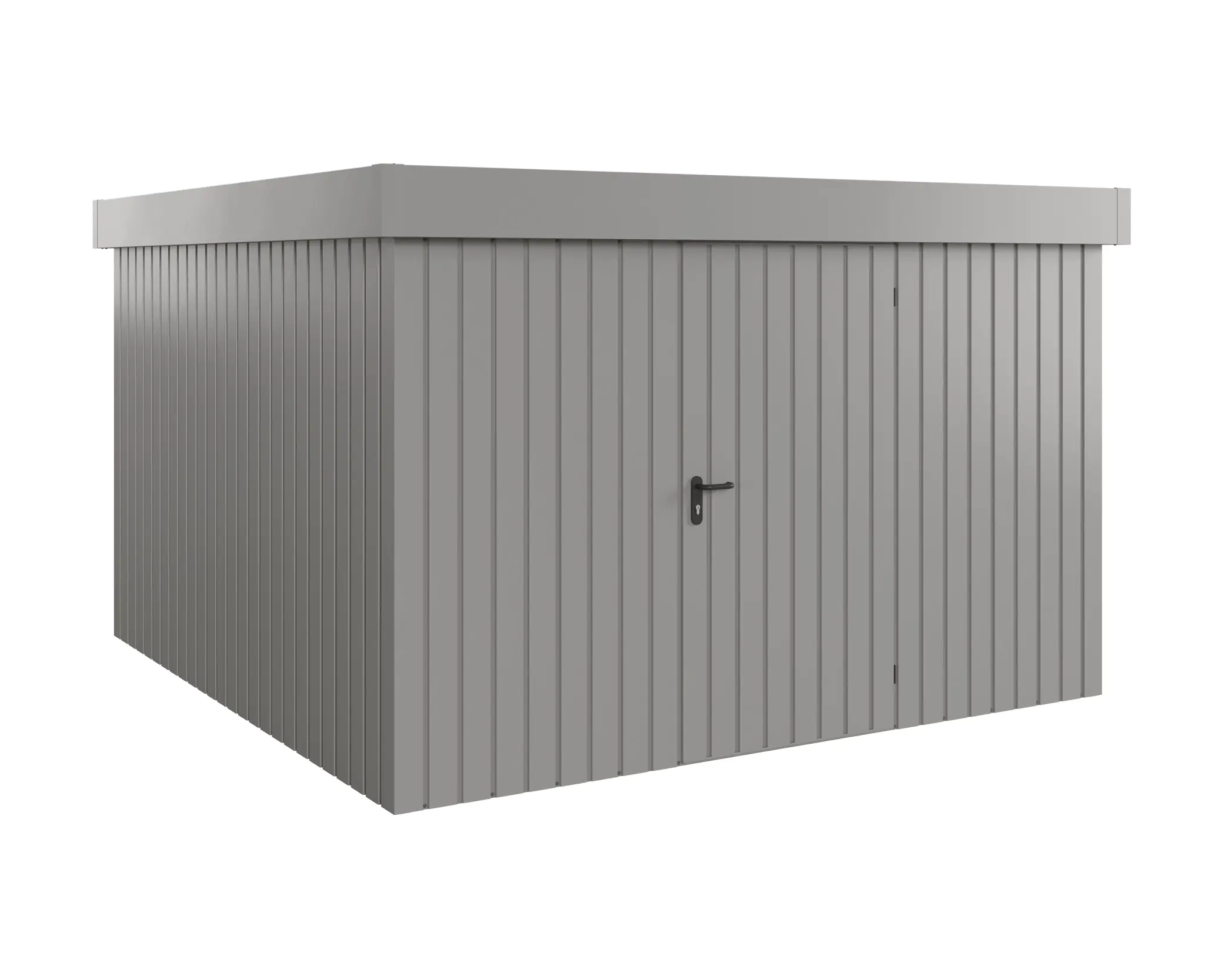 EcoStar Metallgerätehaus Euroline EFD14 graualuminium 310 x 310 cm 1-flg. EcoStar Metallgerätehaus Euroline EFD14 graualuminium 310 x 310 cm 1-flg.