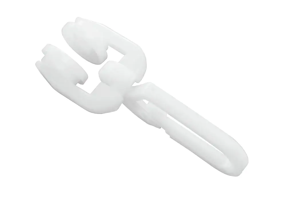 Gardinia T-Rollring mit Faltenlegehaken 20 Stück, weiß