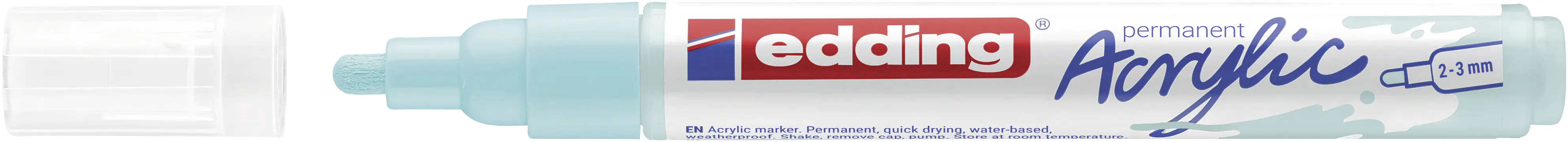 edding 5100 Acrylmarker medium pastellblau 2 - 3 mm