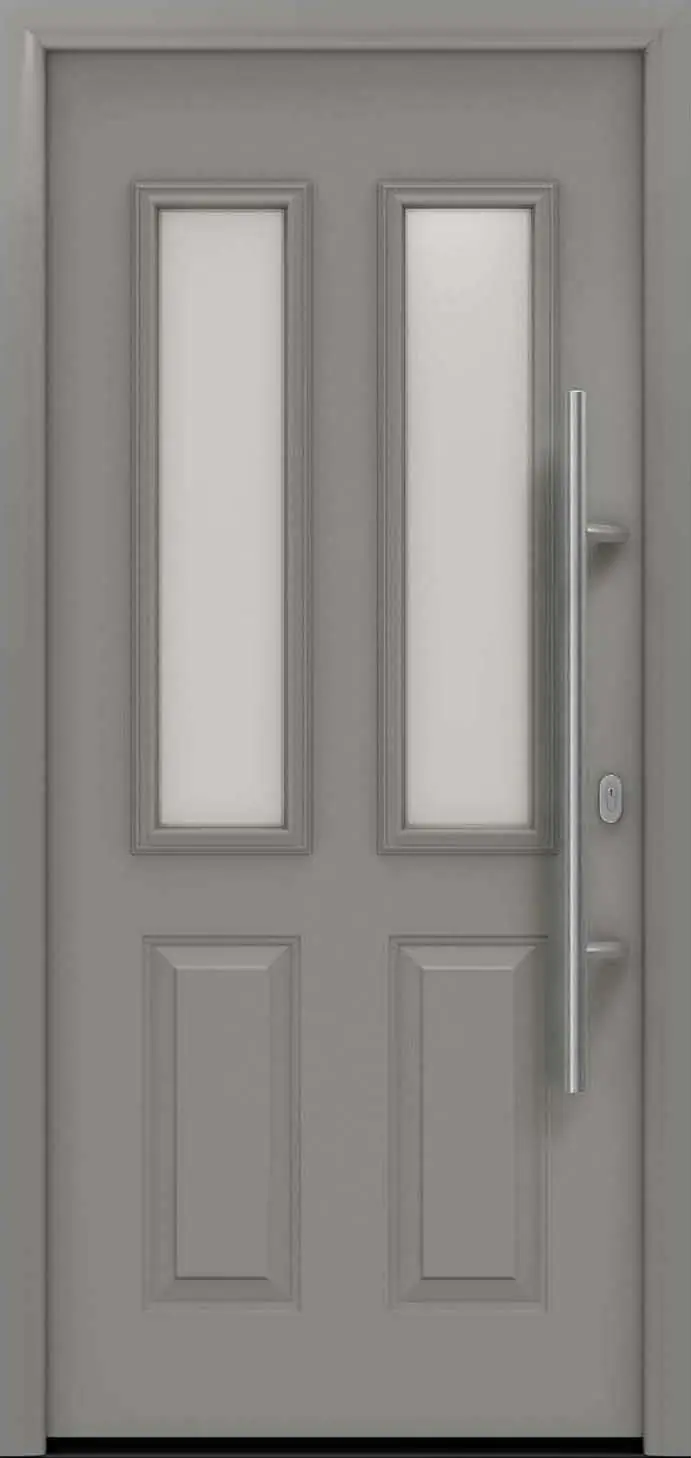 EcoStar Haustür ISOPRO IP 410S graualuminium 110 x 210 cm