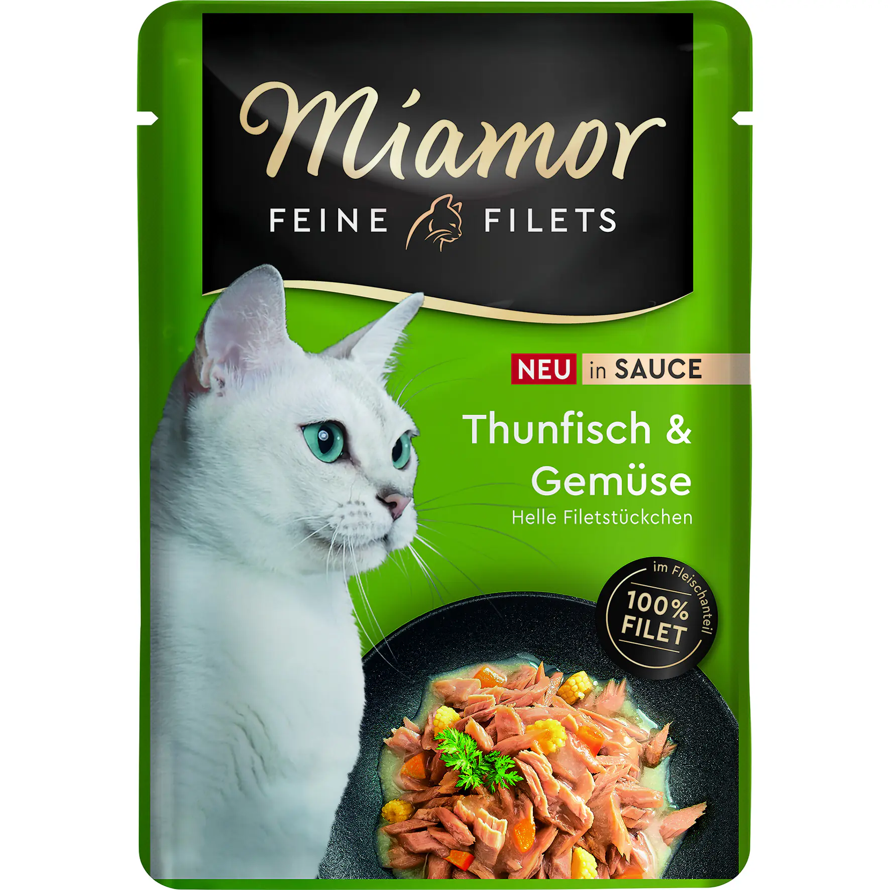 Miamor Katzennassfutter Feine Filets Thunfisch & Gemüse in Sauce 100 g