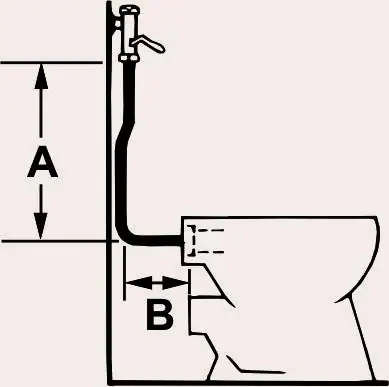 Spülrohr Messing, chrom