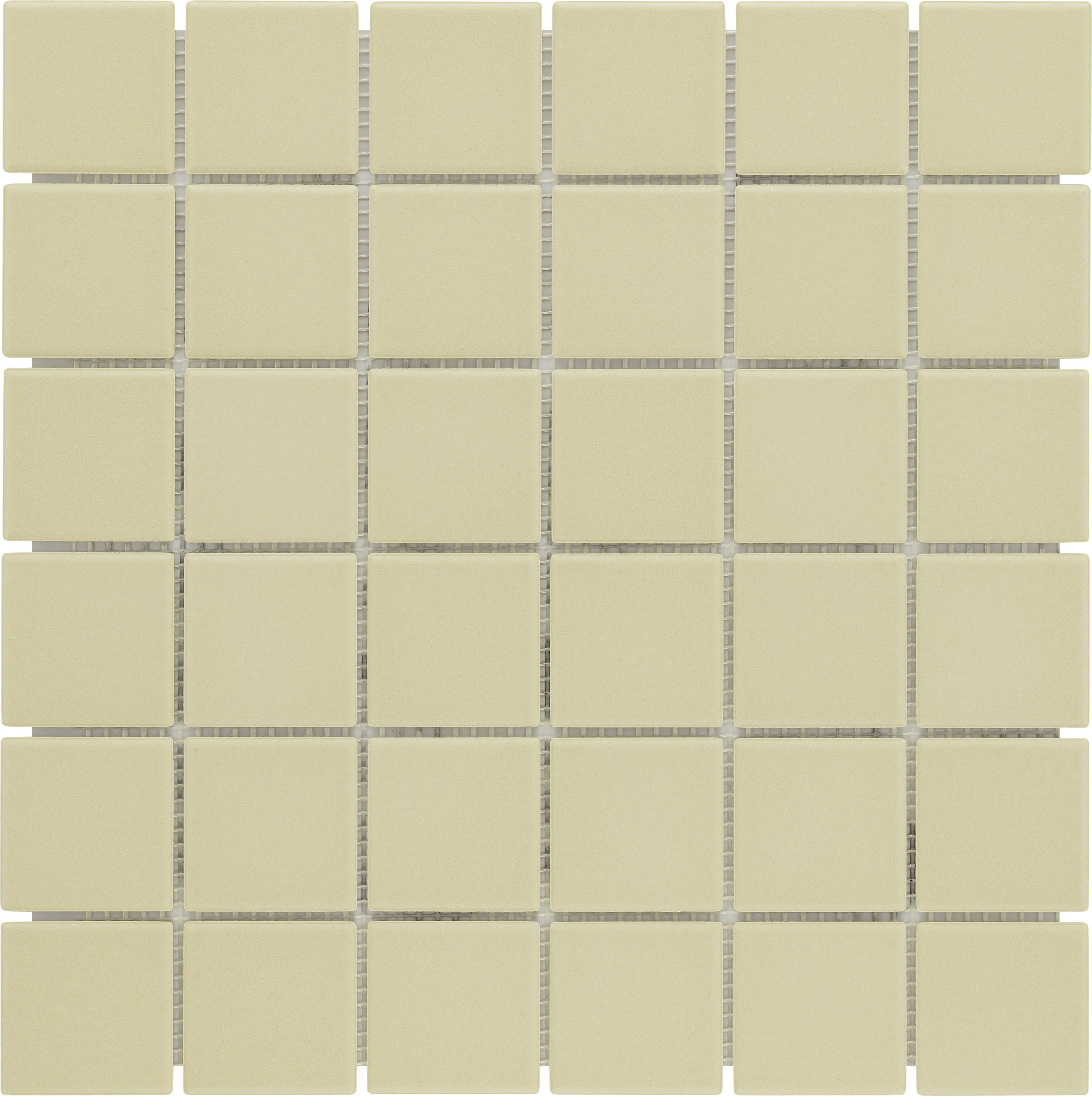 KNG Mosaikfliese rutschhemmend 29,7 x 29,7 cm beige unglasiert