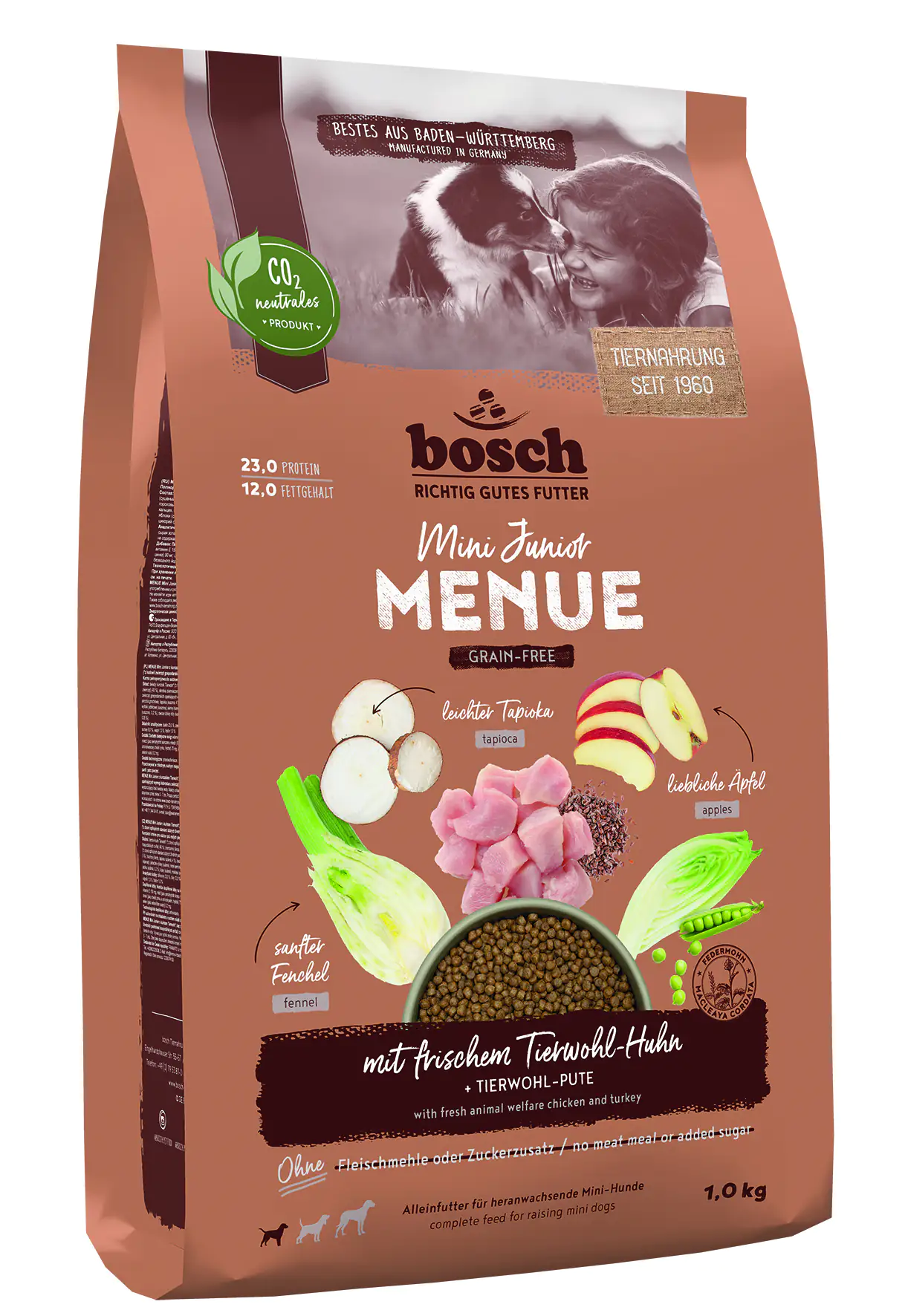 Bosch Menue Junior Hundetrockenfutter Huhn 1 kg Bosch Menue Junior Hundetrockenfutter Huhn 1 kg