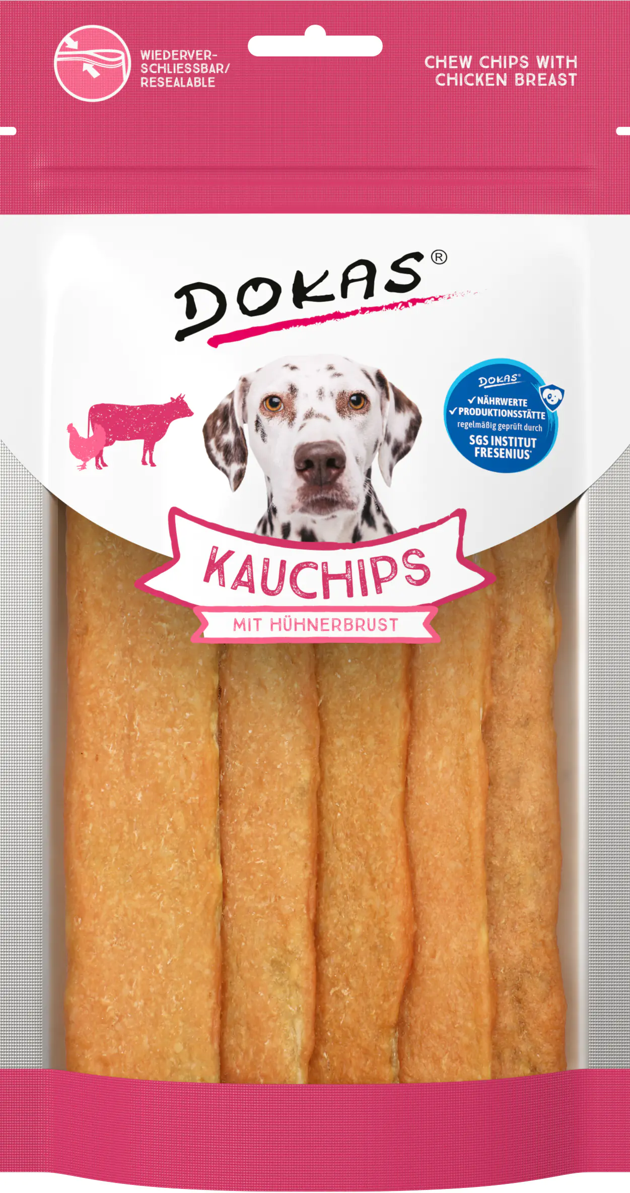 Dokas Kauchips mit Hühnerbrust 175 g Dokas Kauchips mit Hühnerbrust 175 g