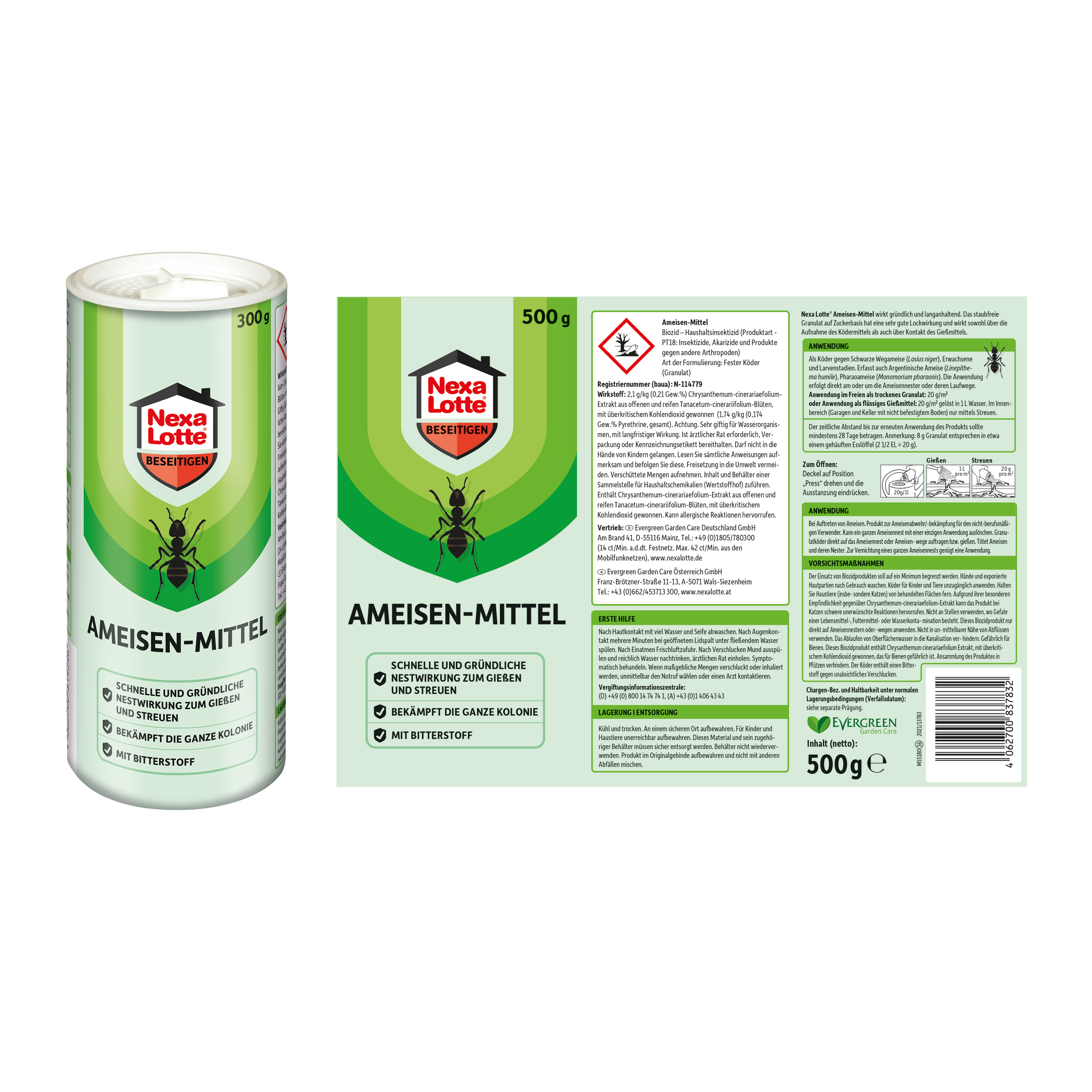 Nexa Lotte Ameisenmittel 500 g