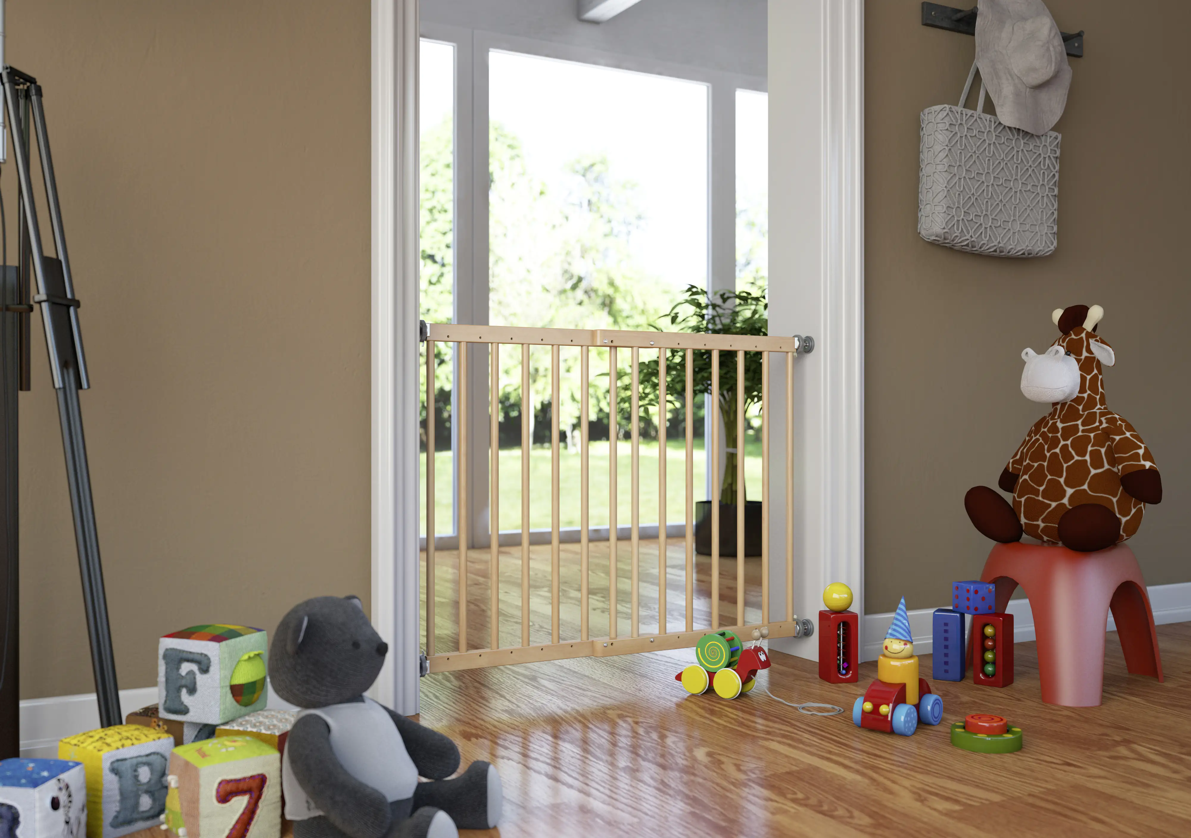 DOLLE Kindersicherheitsgitter Svea Höhe: 70 cm, Verstellbar: 61 - 100 cm