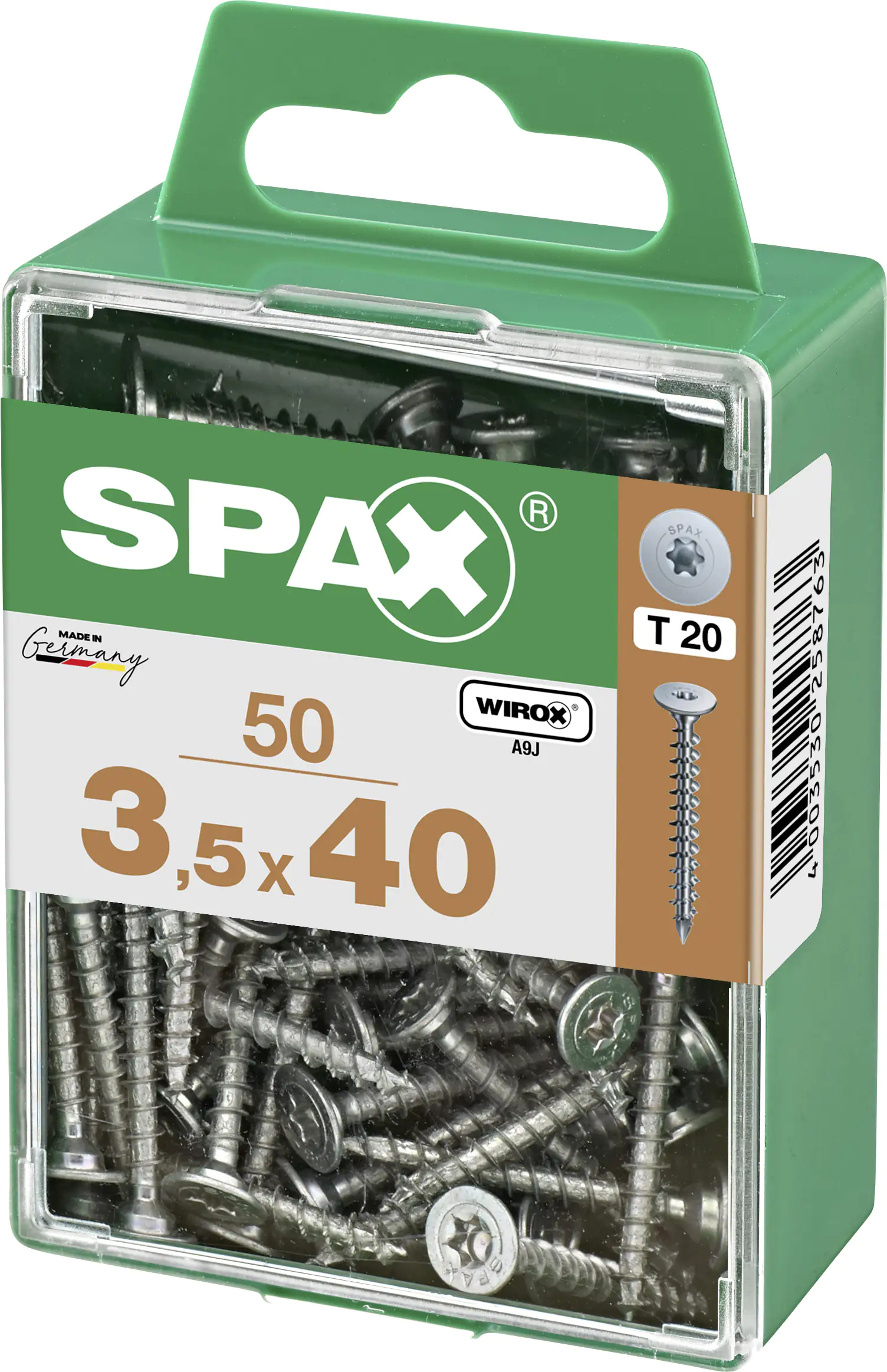 Spax Möbelbauschrauben 3.5 x 40 mm TX 20 - 50 Stk.