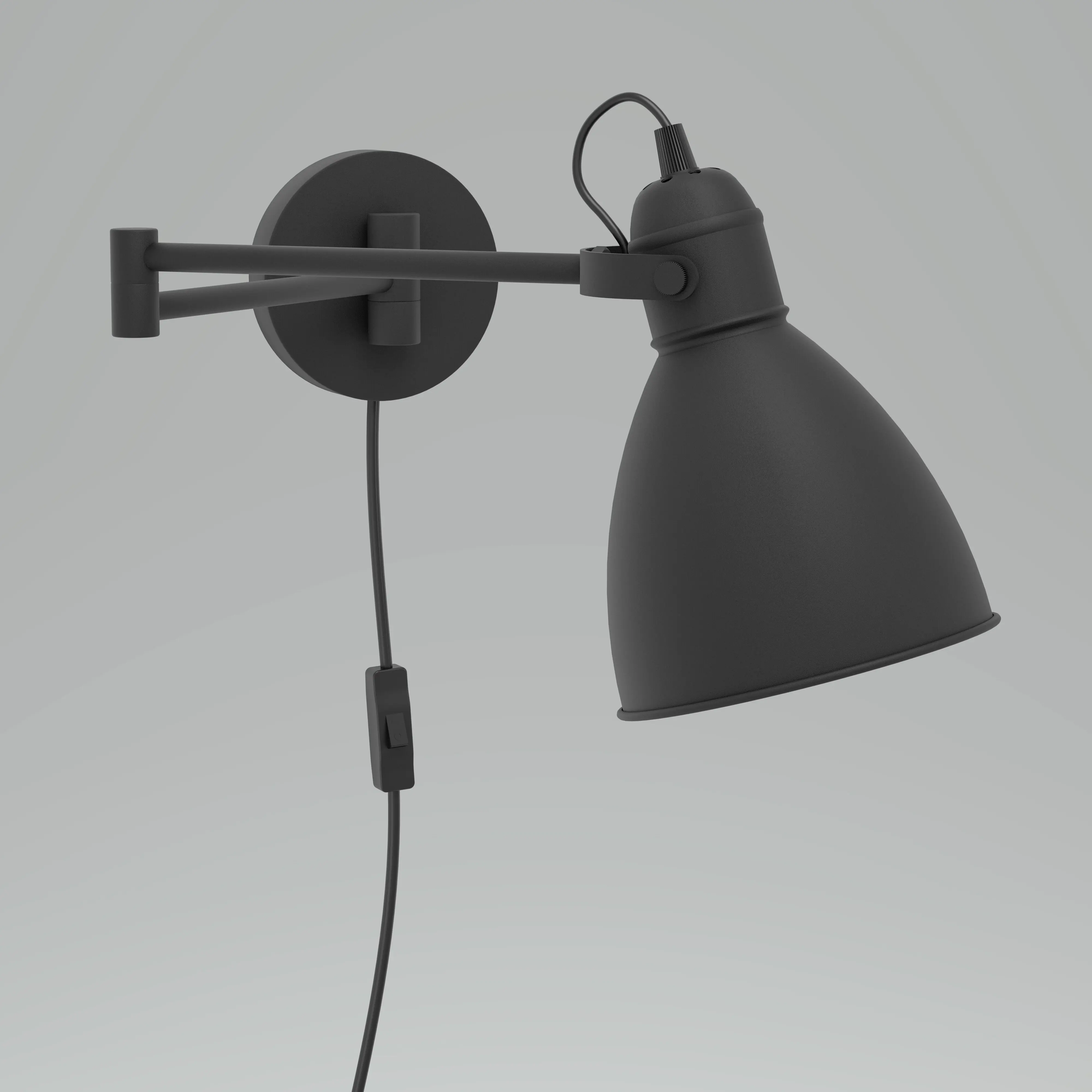 Eglo Wandleuchte San Peri E27 schwarz Stahl Eglo Wandleuchte San Peri E27 schwarz Stahl