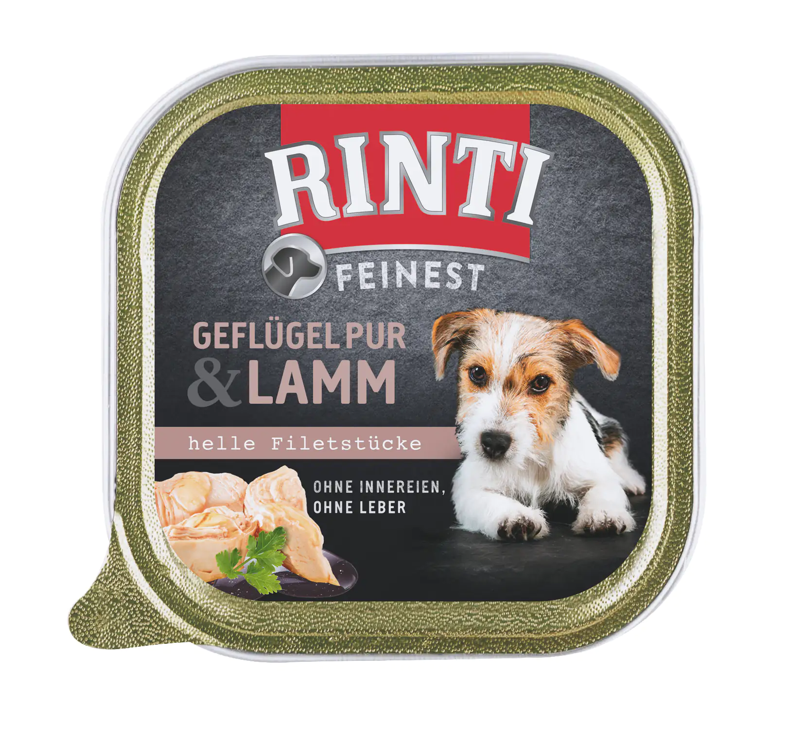 Rinti Feinest Hundenassfutter Adult 150 g Geflügel Pur & Lamm  Rinti Feinest Hundenassfutter Adult 150 g Geflügel Pur & Lamm