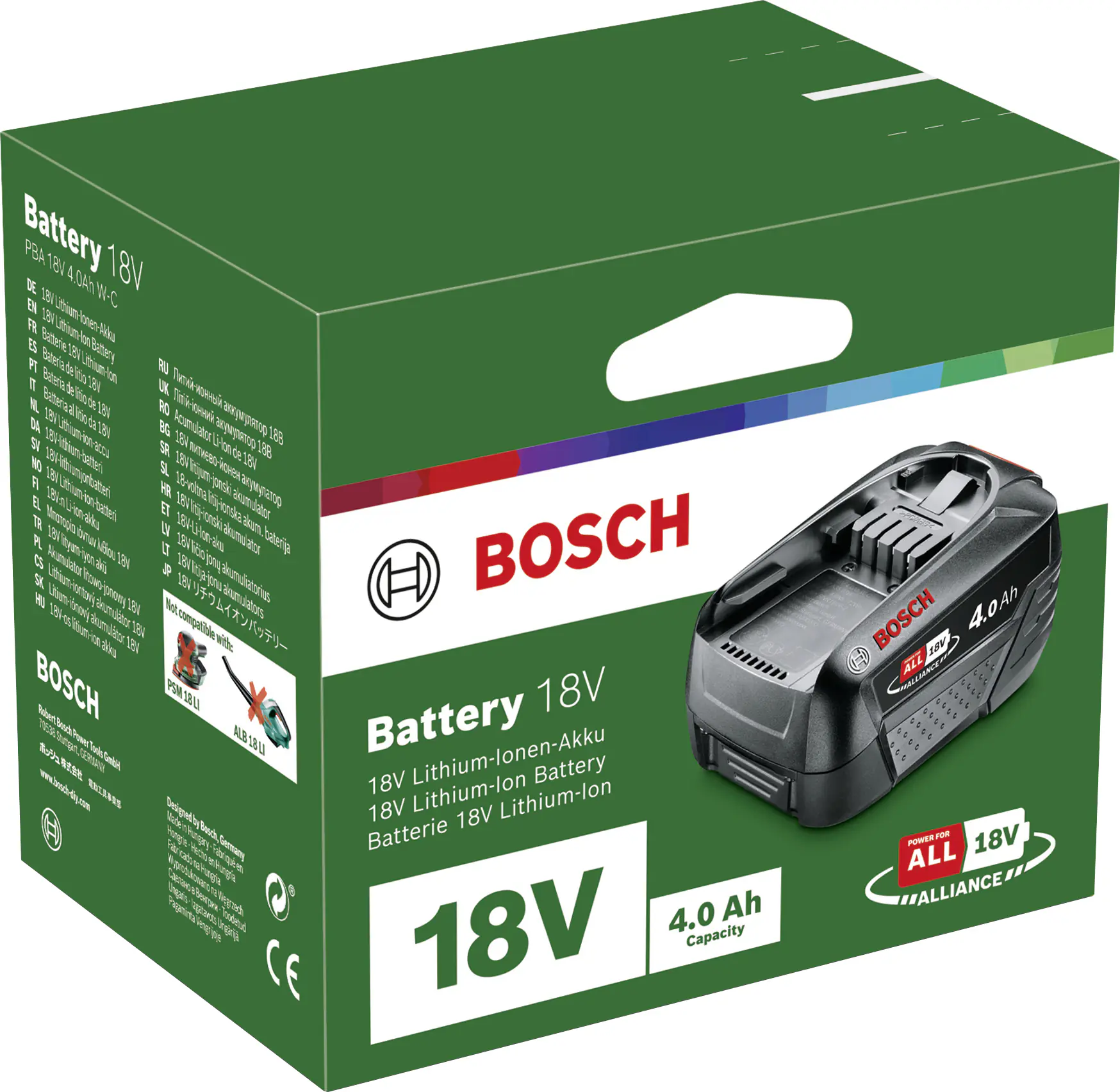 Bosch Ersatz-Akku PBA 18 V 4 Ah Bosch Ersatz-Akku PBA 18 V 4 Ah