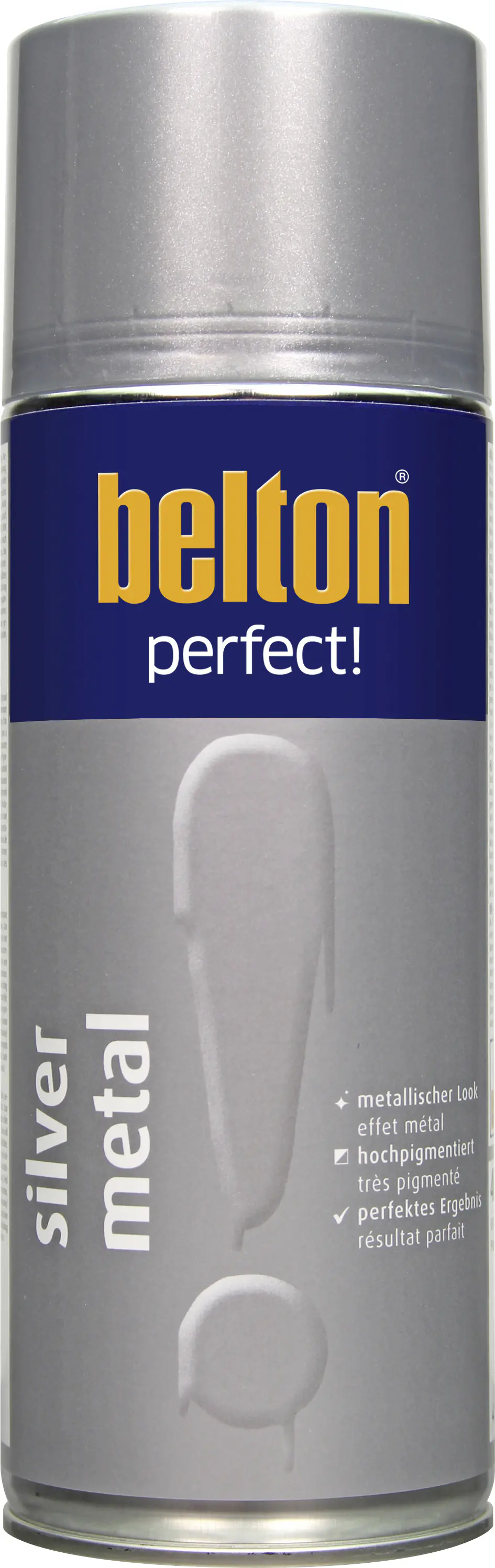 Belton perfect Lackspray 400 ml Silver metal seidenmatt Belton perfect Lackspray 400 ml Silver metal seidenmatt