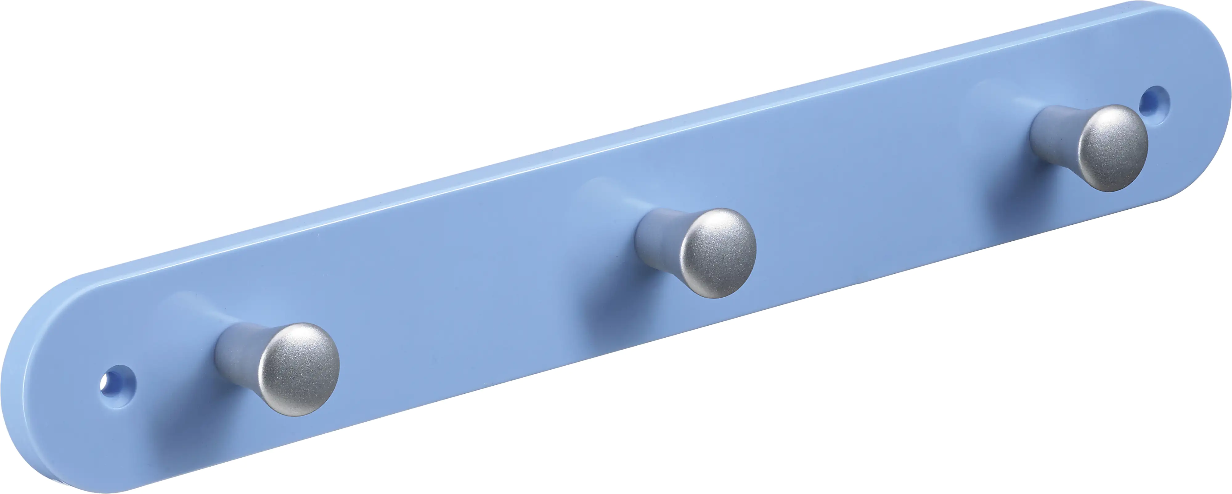 Hettich Garderobenleiste 3 Haken 28,0 x 4,0 x 0,8 cm hellblau Hettich Garderobenleiste 3 Haken 28,0 x 4,0 x 0,8 cm hellblau