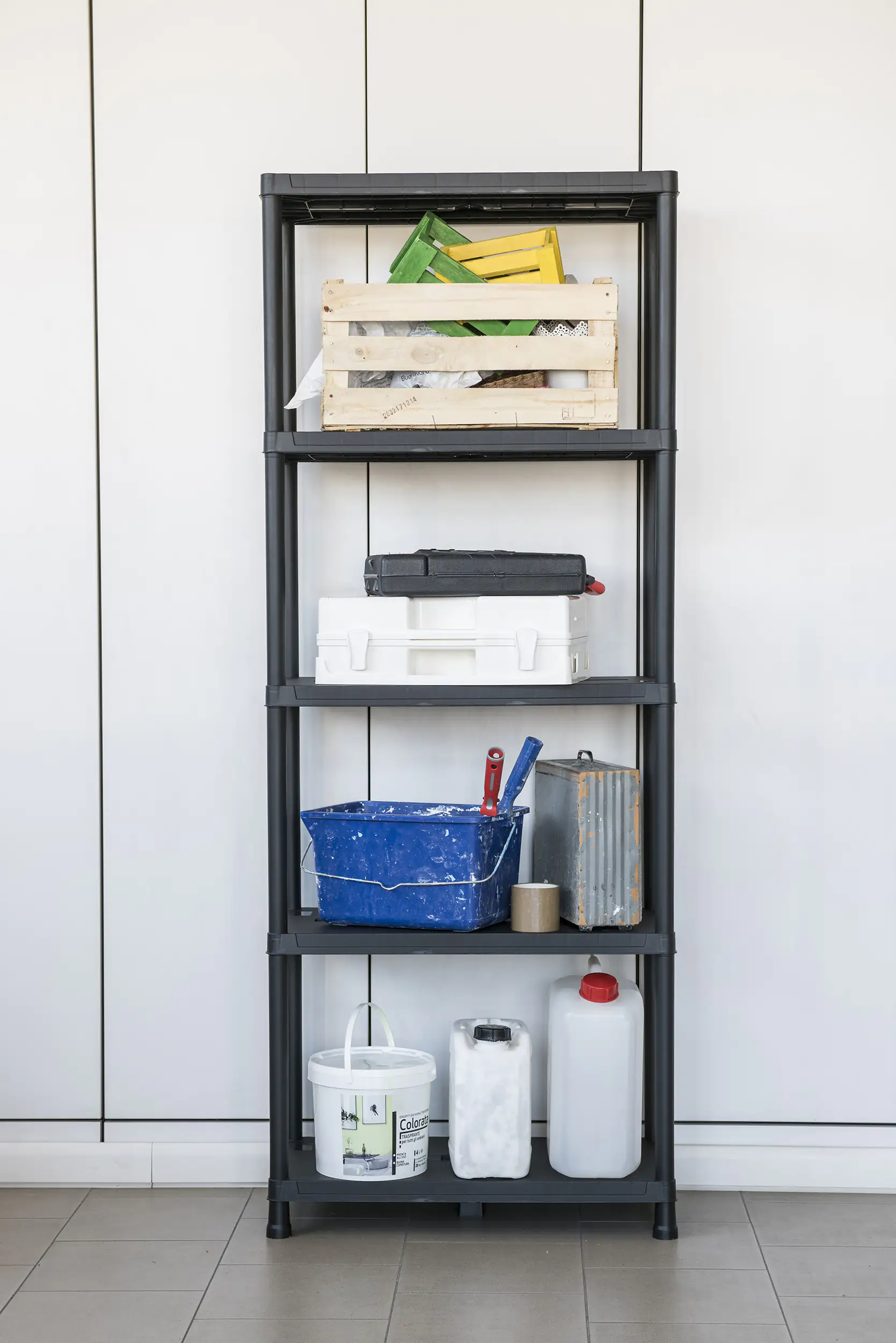 Kunststoffregal 73/5 180 x 71 x 35 cm 5 Kunststoffböden 180 kg Kunststoffregal 73/5 180 x 71 x 35 cm 5 Kunststoffböden 180 kg