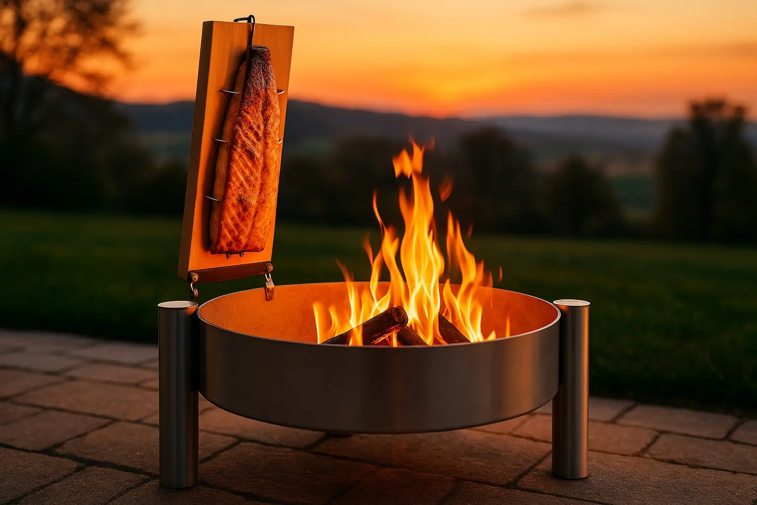 Buschbeck Flammlachsbrett 50 x 15 cm