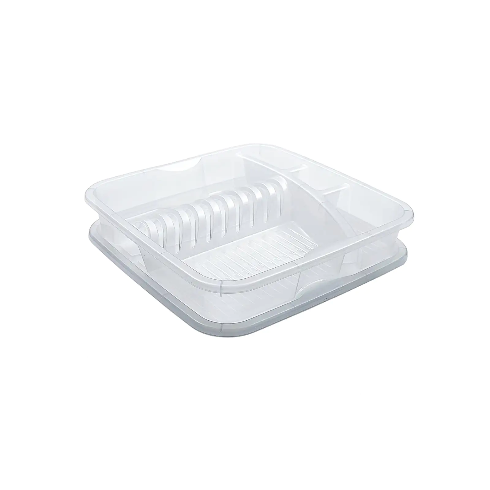 Rotho Geschirrabtropfer Geometric inklusive Abtropfschale