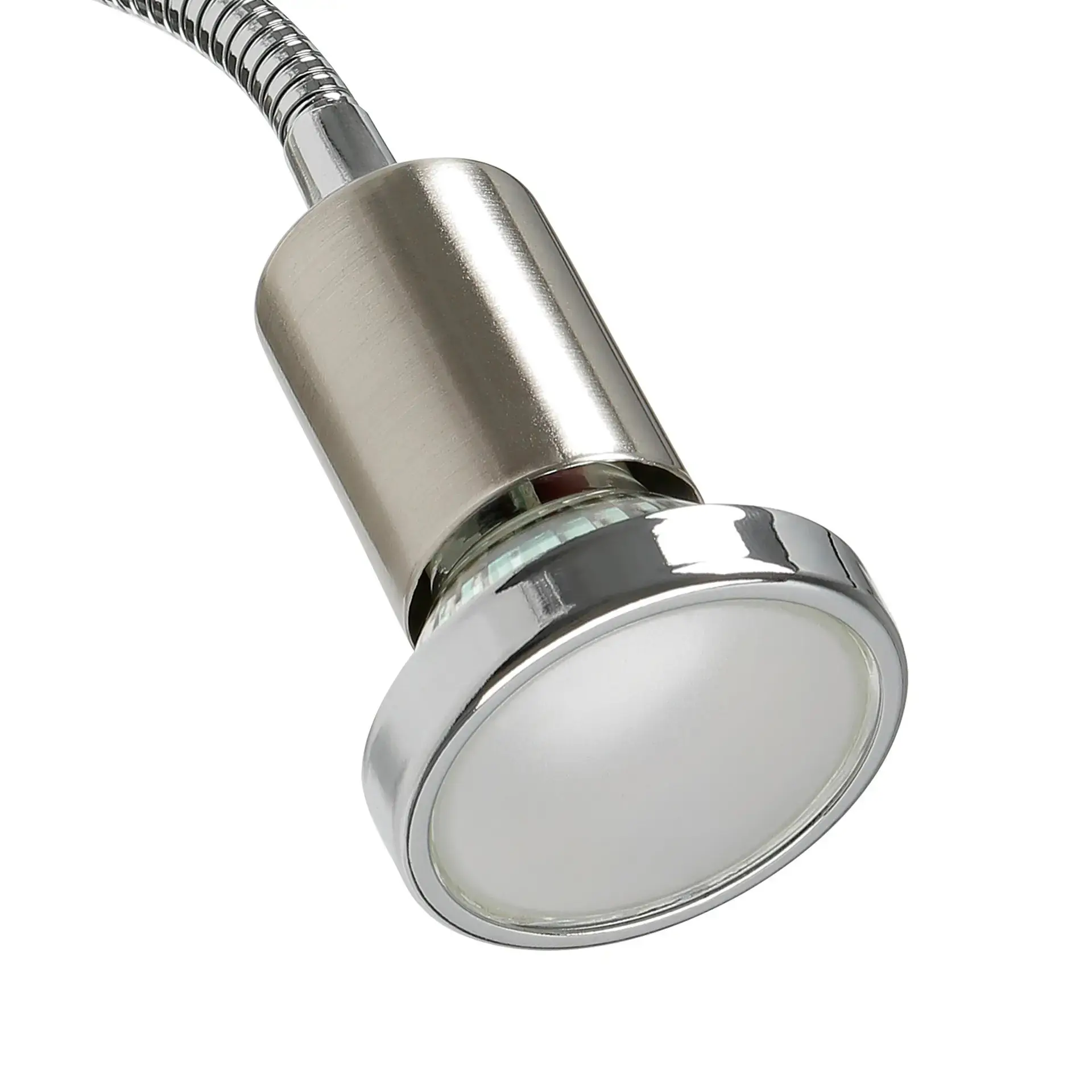 Eglo Steckerleuchte Mini 4 flexibel GU10  2,8 W nickel-matt warmweiß Eglo Steckerleuchte Mini 4 flexibel GU10  2,8 W nickel-matt warmweiß