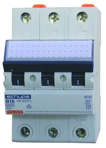 Gewiss Leitungsschutzschalter B16A, 3-polig