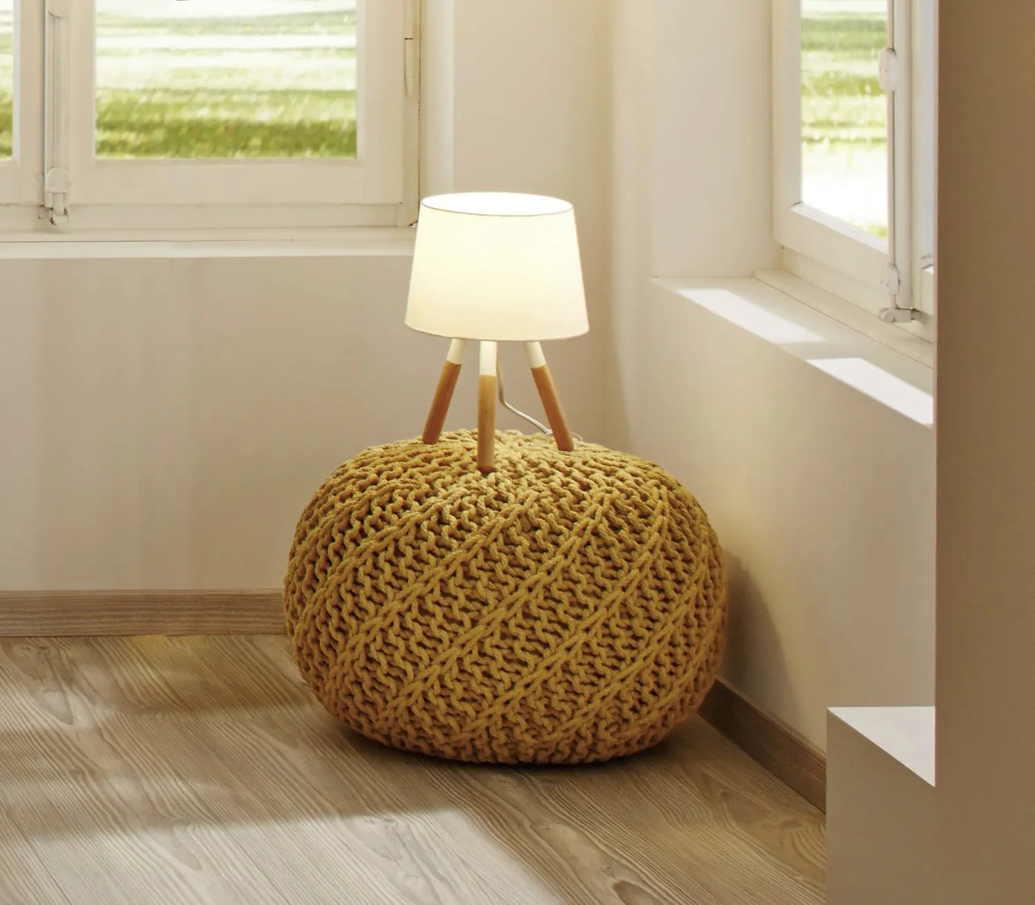 Paulmann Tischleuchte Neordic Berit E27, weiß, dimmbar