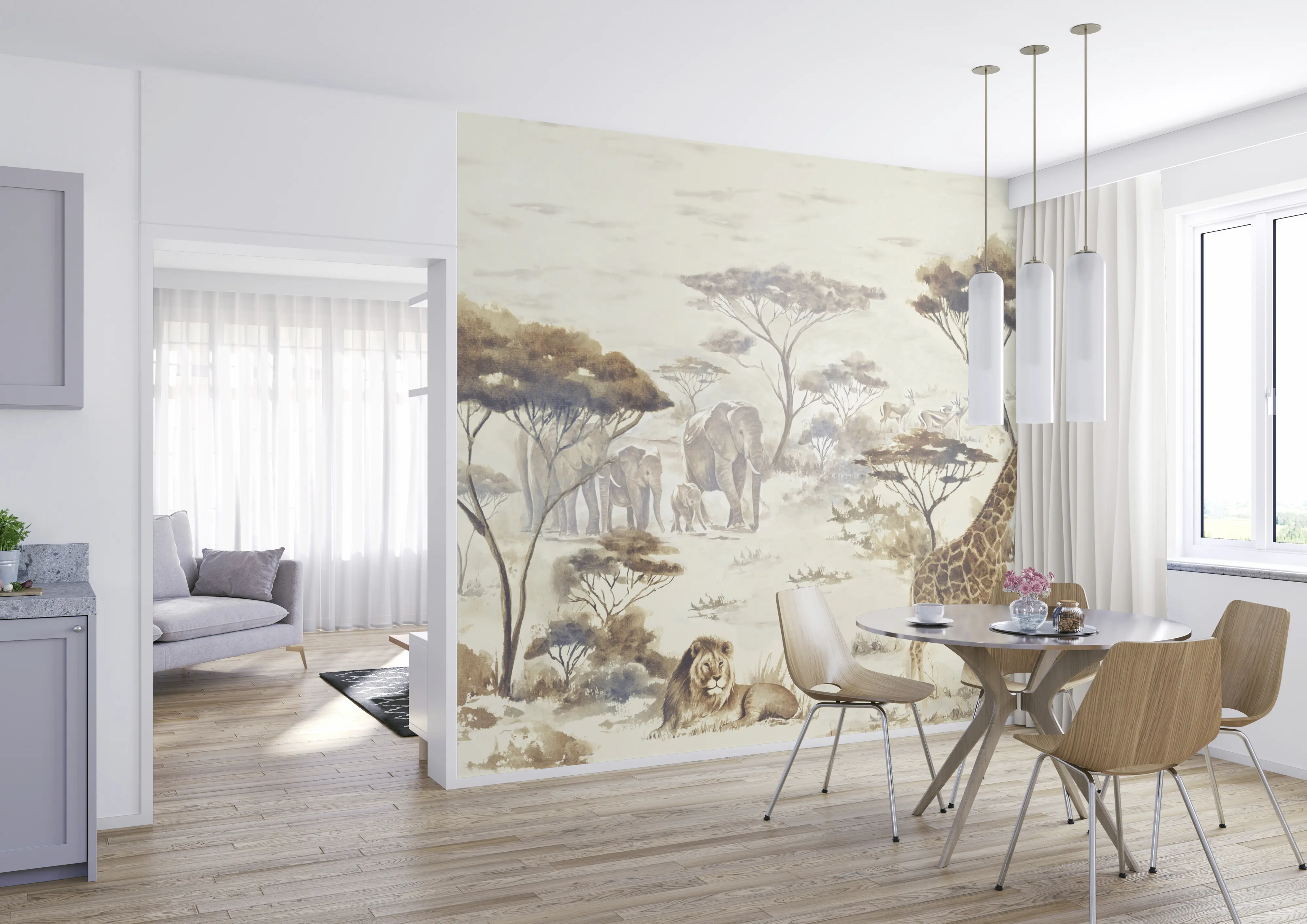 Rasch Vlies Fototapete 363678 Braun-Mittelbraun Muster & Motive 2,65 m x 3,71 m