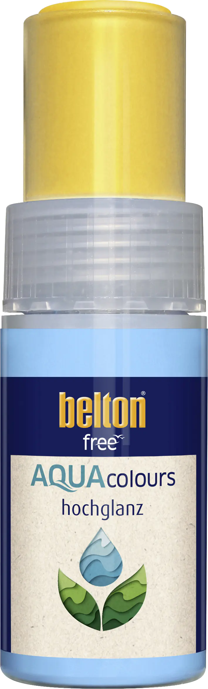 belton free Lackstift AQUAcolours 9 ml rapsgelb hochglanz