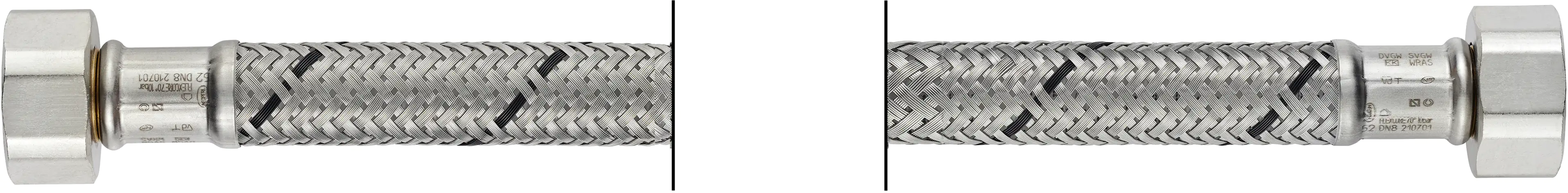 Flexo Anschlussschlauch IG 9,53 mm (3/8") x IG 9,53 mm (3/8"), DN8, 40 cm