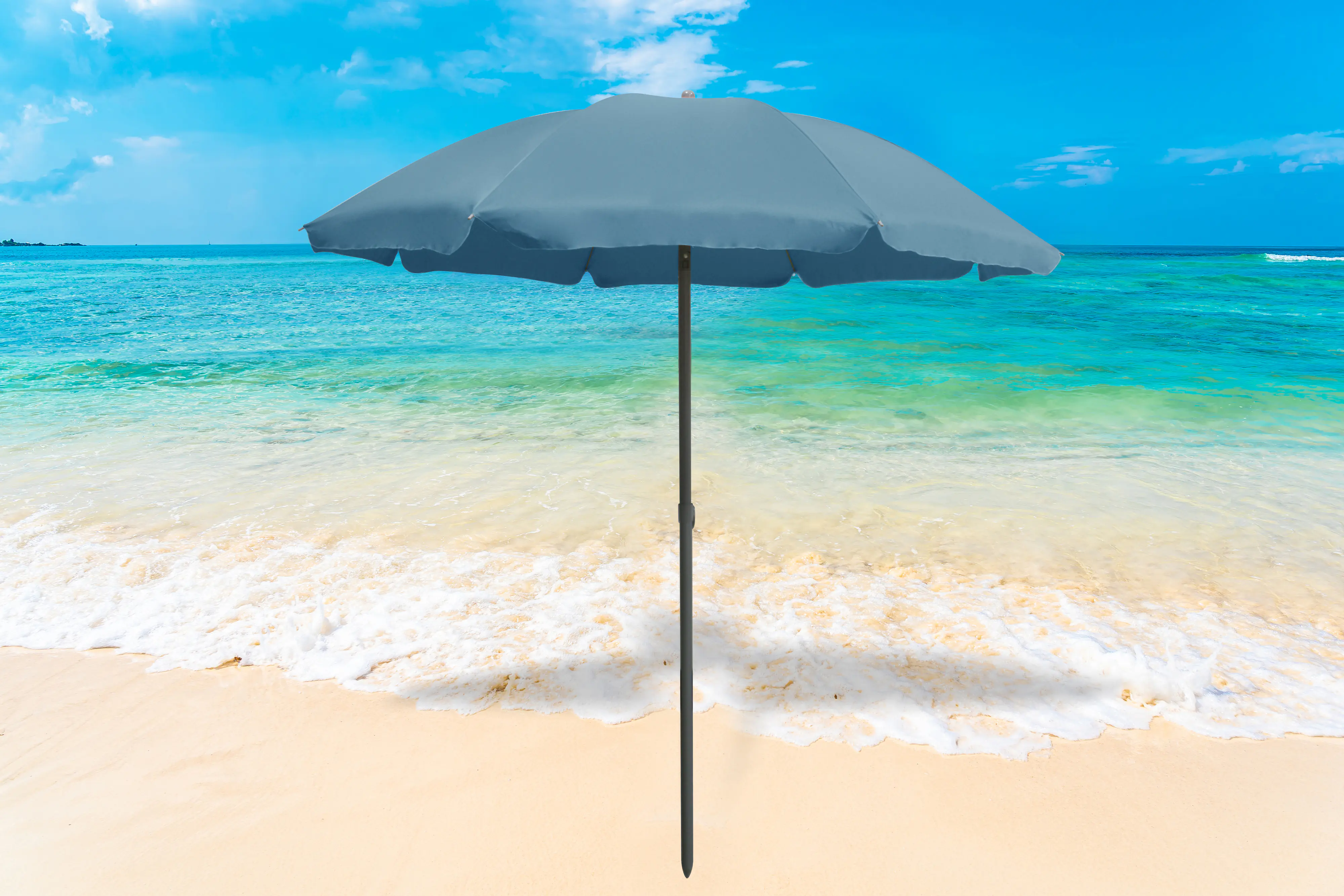 TrendLine Sonnenschirm hellblau Ø 180 cm 