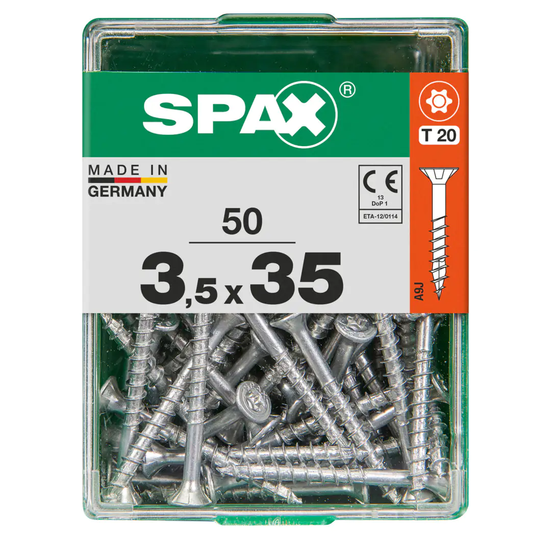 Spax Universalschrauben 3.5 x 35 mm TX 20 - 50 Stk.