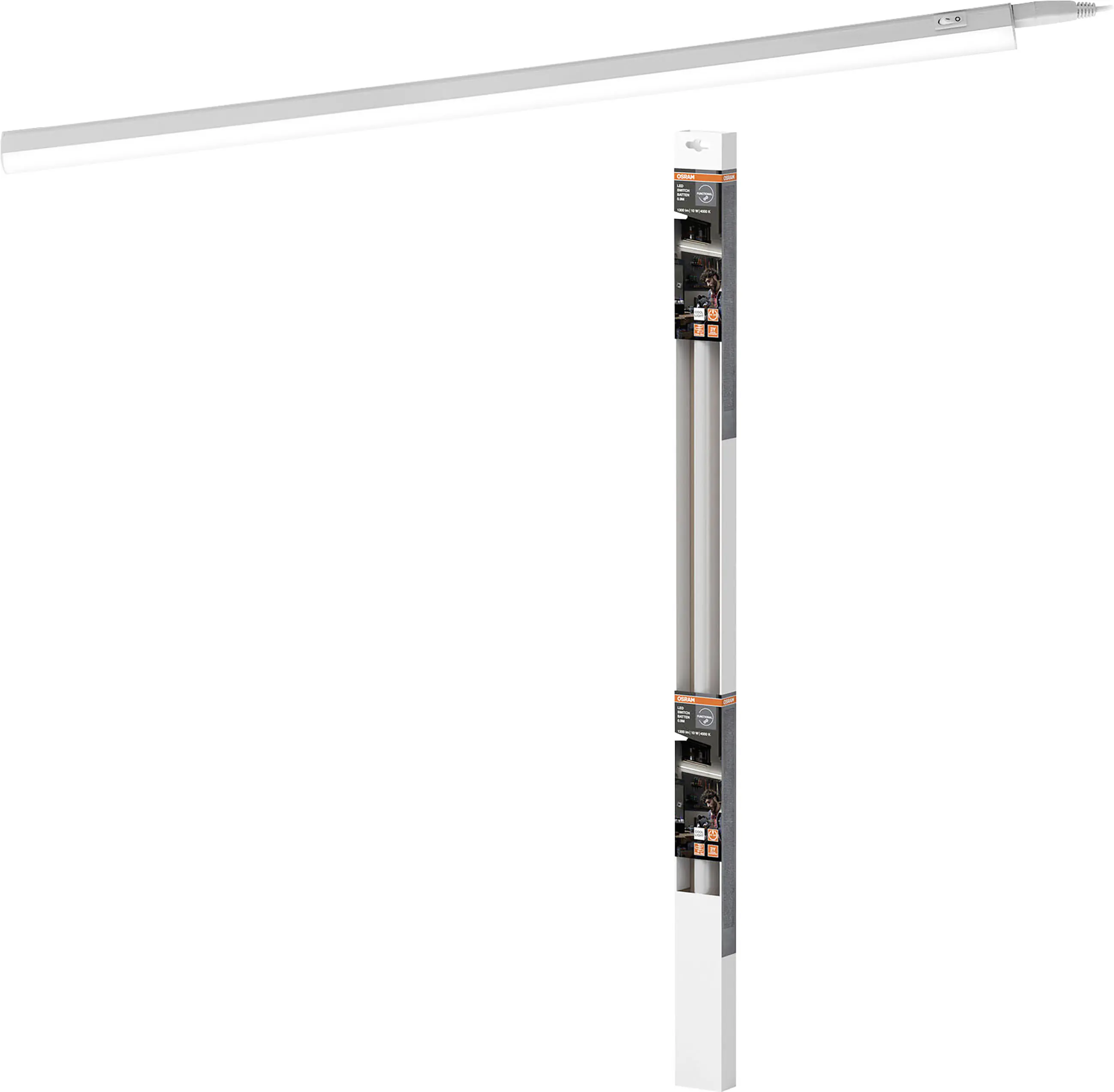 Osram LED Lichtleiste Switch Batten 90 cm 10W kaltweiß Osram LED Lichtleiste Switch Batten 90 cm 10W kaltweiß