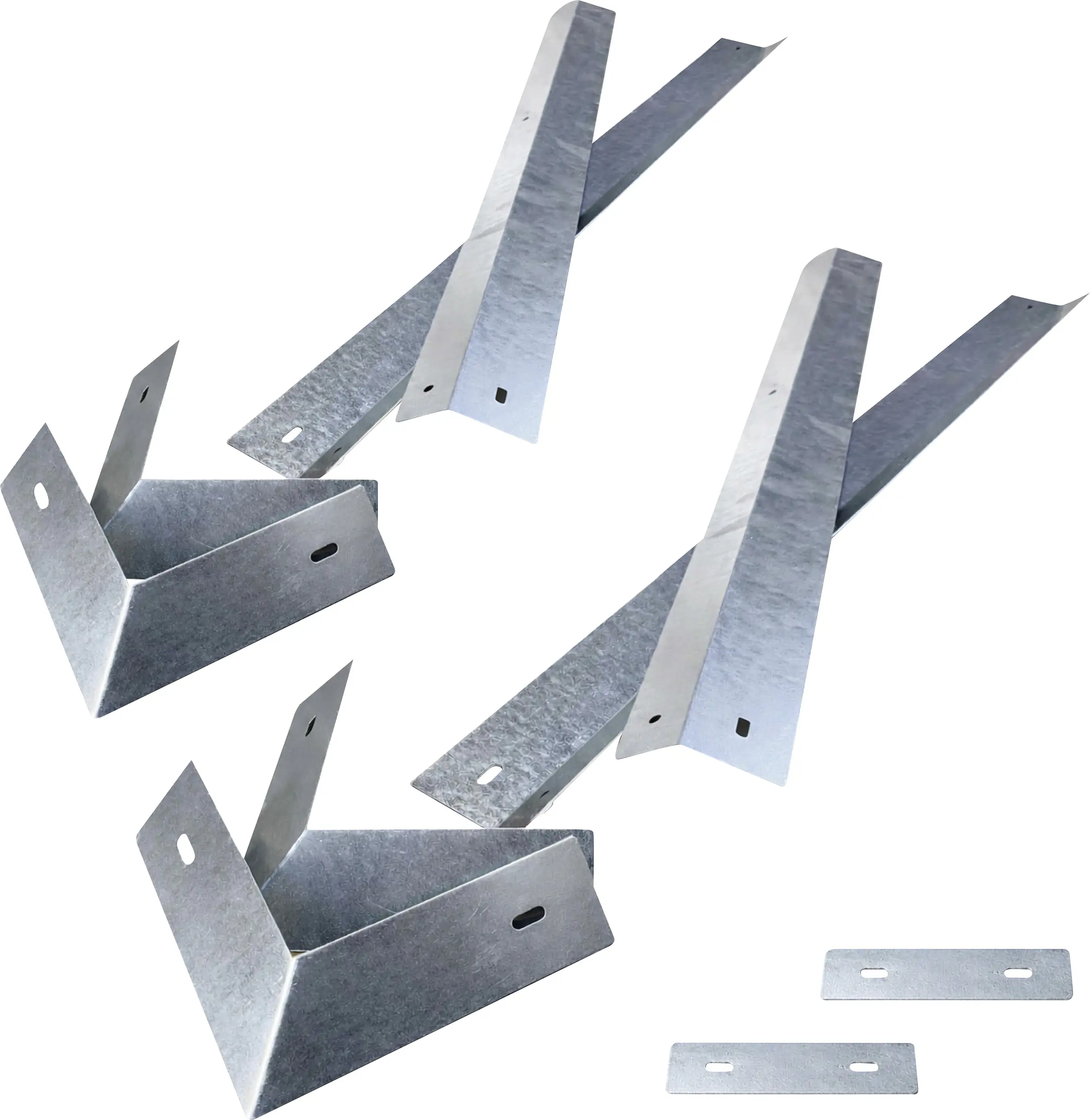 BioGreen Hochbeet Schneckenzaun Starter-Set silber 100 x 100 cm