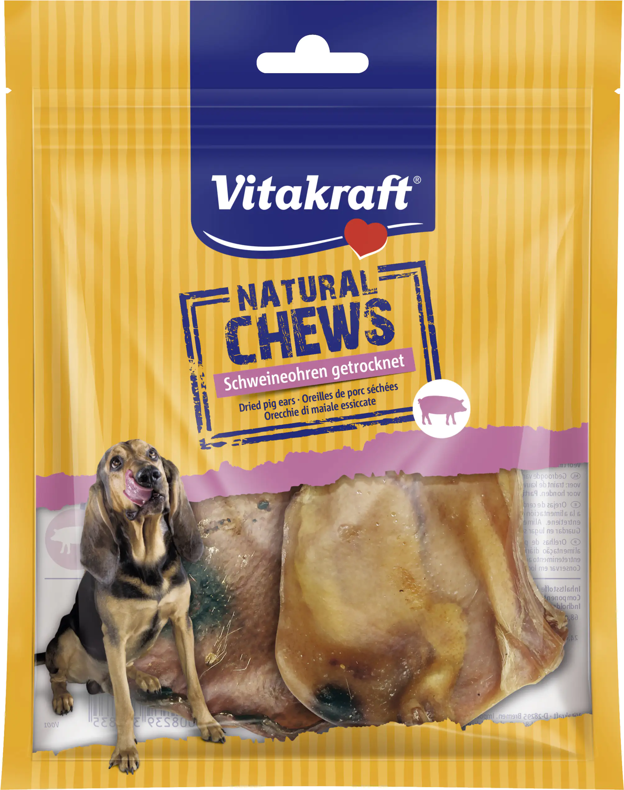 Vitakraft NaturalChews Schweineohren 2 Stück Vitakraft NaturalChews Schweineohren 2 Stück