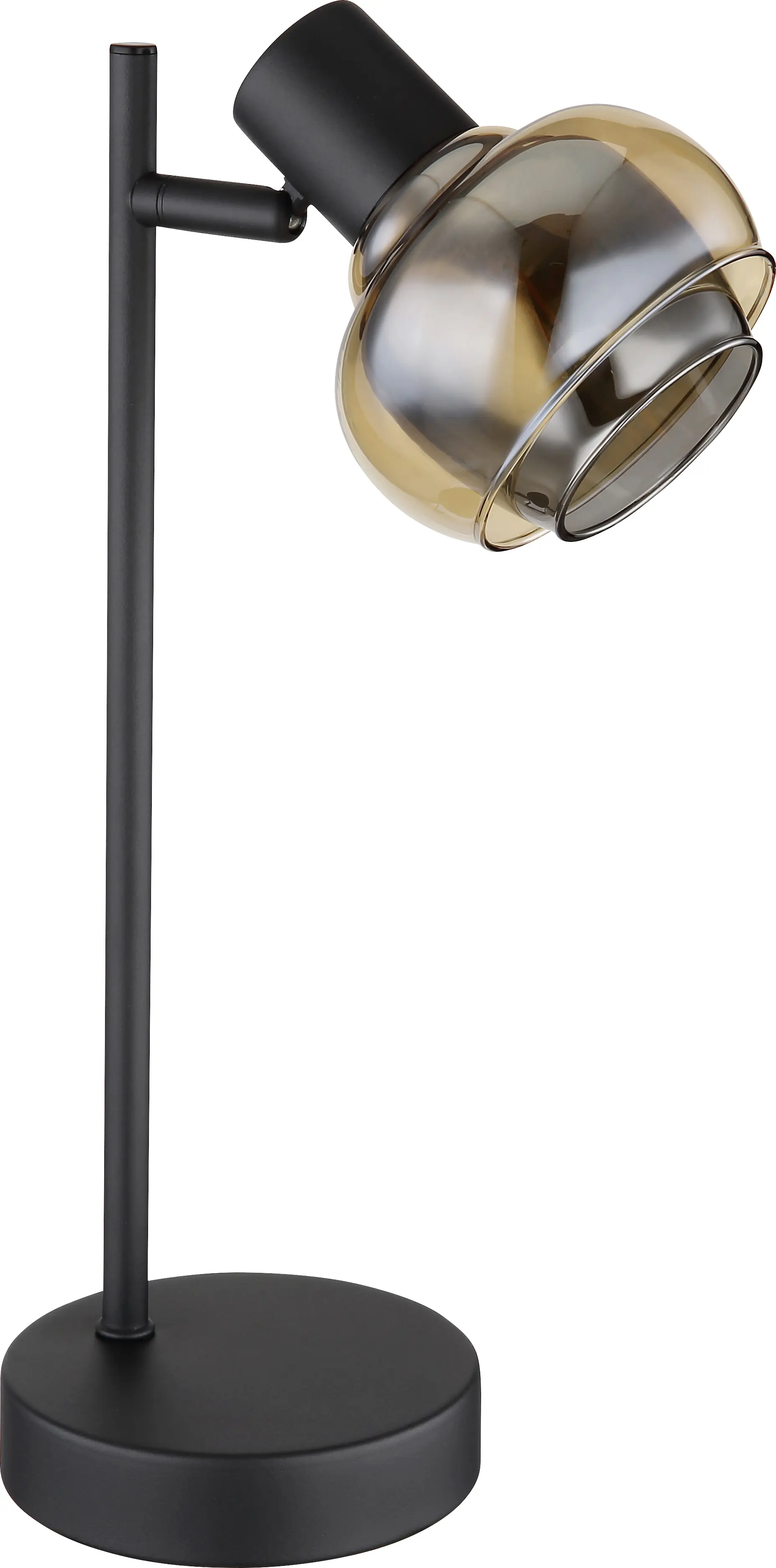 Globo Tischleuchte Tokki schwarz matt 14,5 x 35 cm