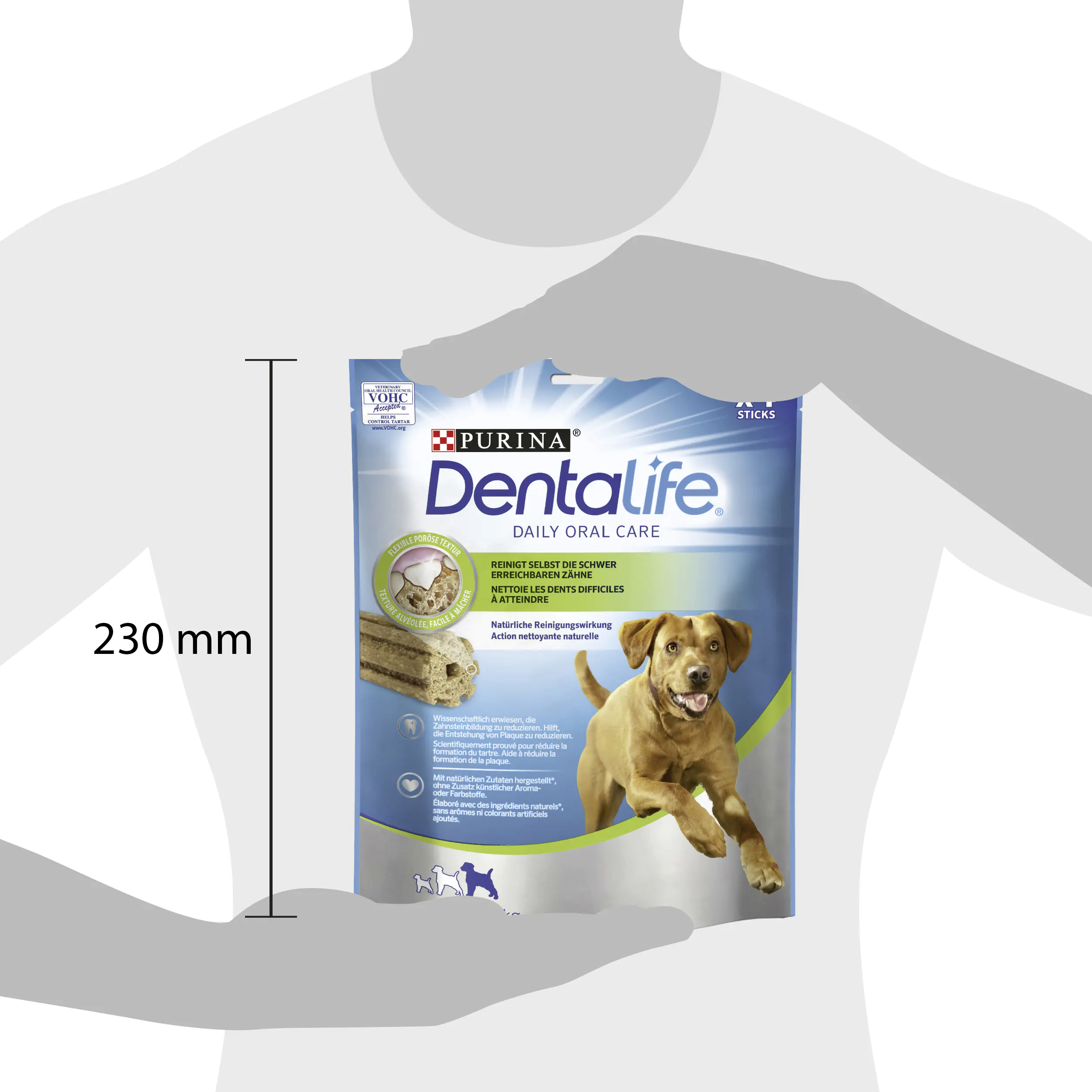 Purina DentaLife Maxi Snacks für große Hunde 4 Sticks 142 g Purina DentaLife Maxi Snacks für große Hunde 4 Sticks 142 g