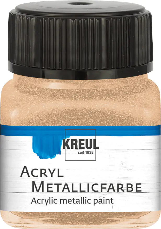 Kreul Acryl Metallicfarbe champagner 20 ml
