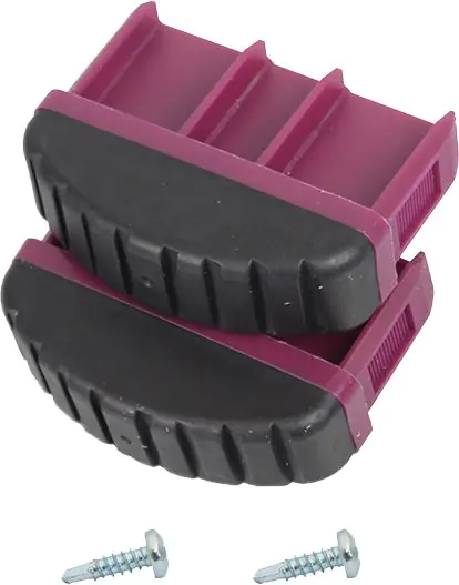 Krause Fußstopfen Corda Kunststoff 71,5 x 20 mm 2 Stück