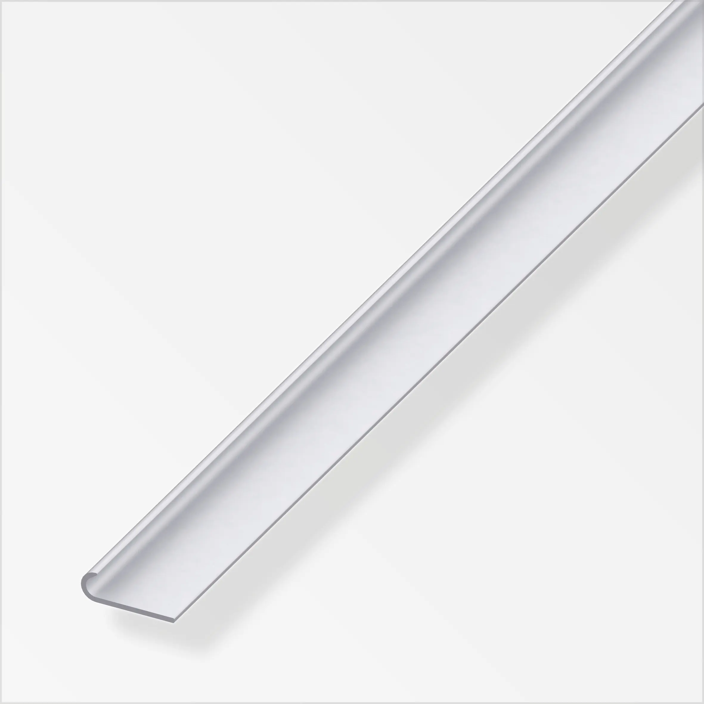 alfer Kantenschutzprofil Aluminium 1 m x 25 mm silber