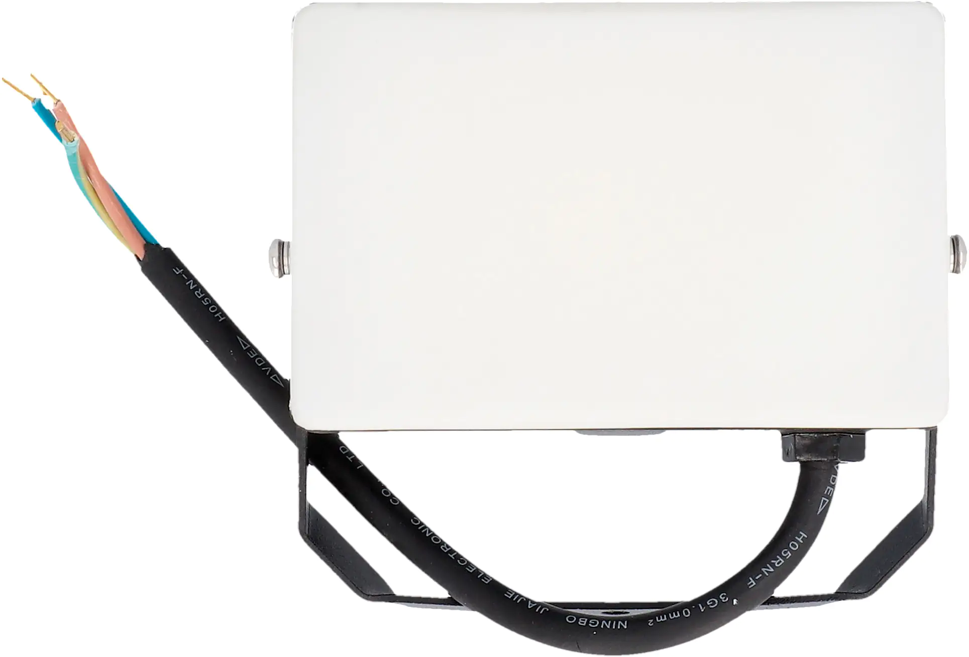 Unitec LED Strahler 20 Watt schwarz 2000 lm, 4000K, 20 cm Kabel, IP65